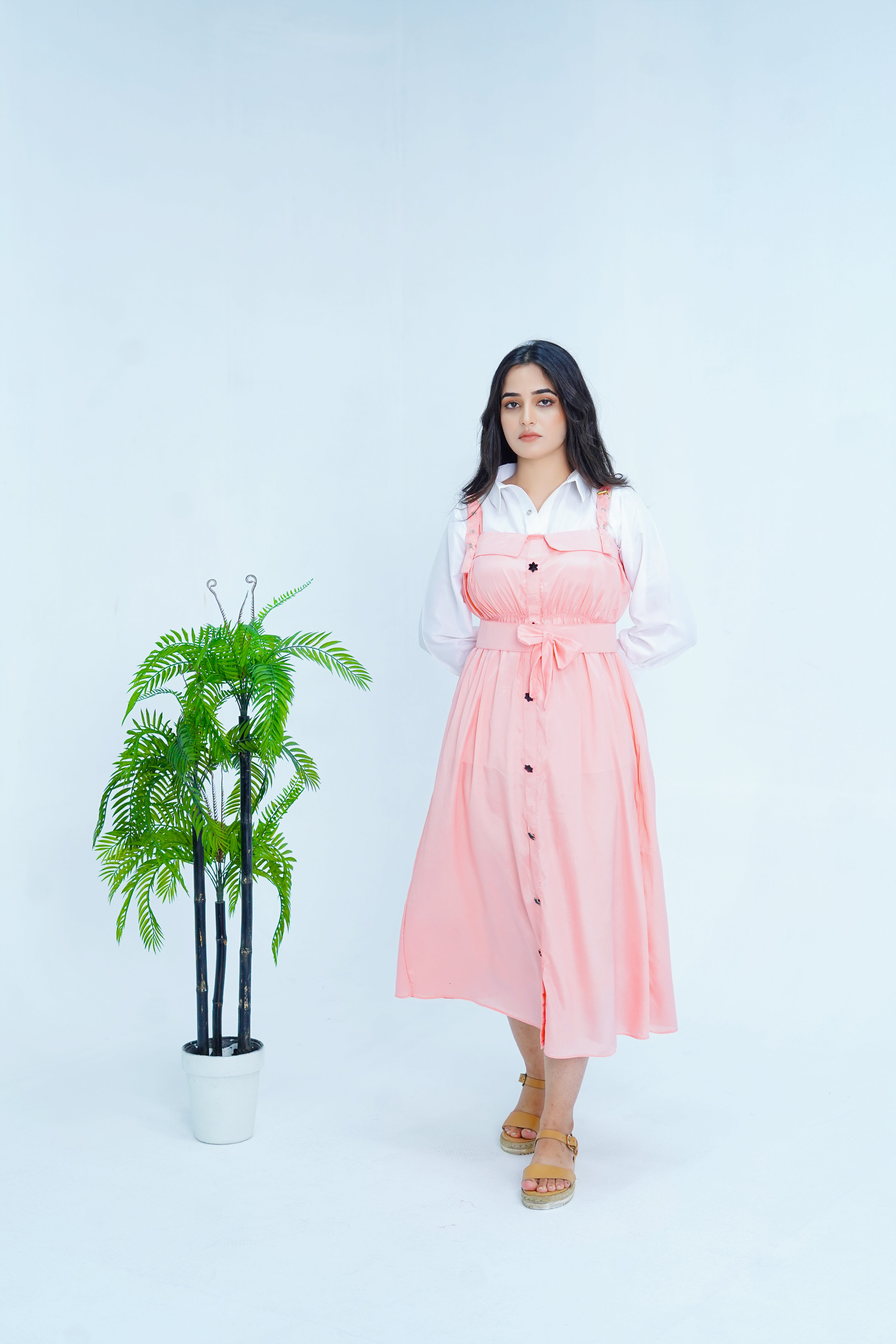 Butterfly Romper Maxi Western Style Rs 2799/-