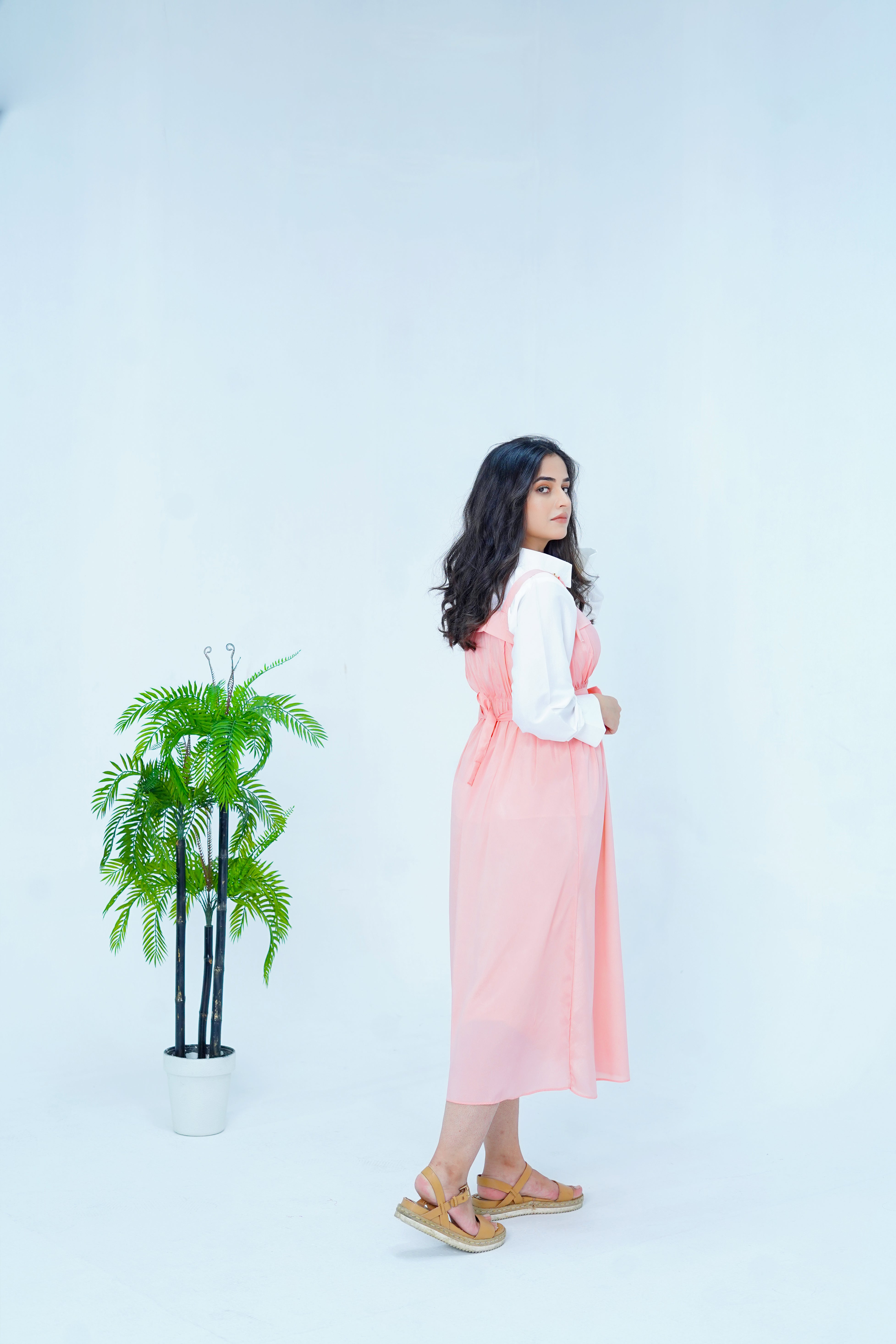 Butterfly Romper Maxi Western Style Rs 2799/-