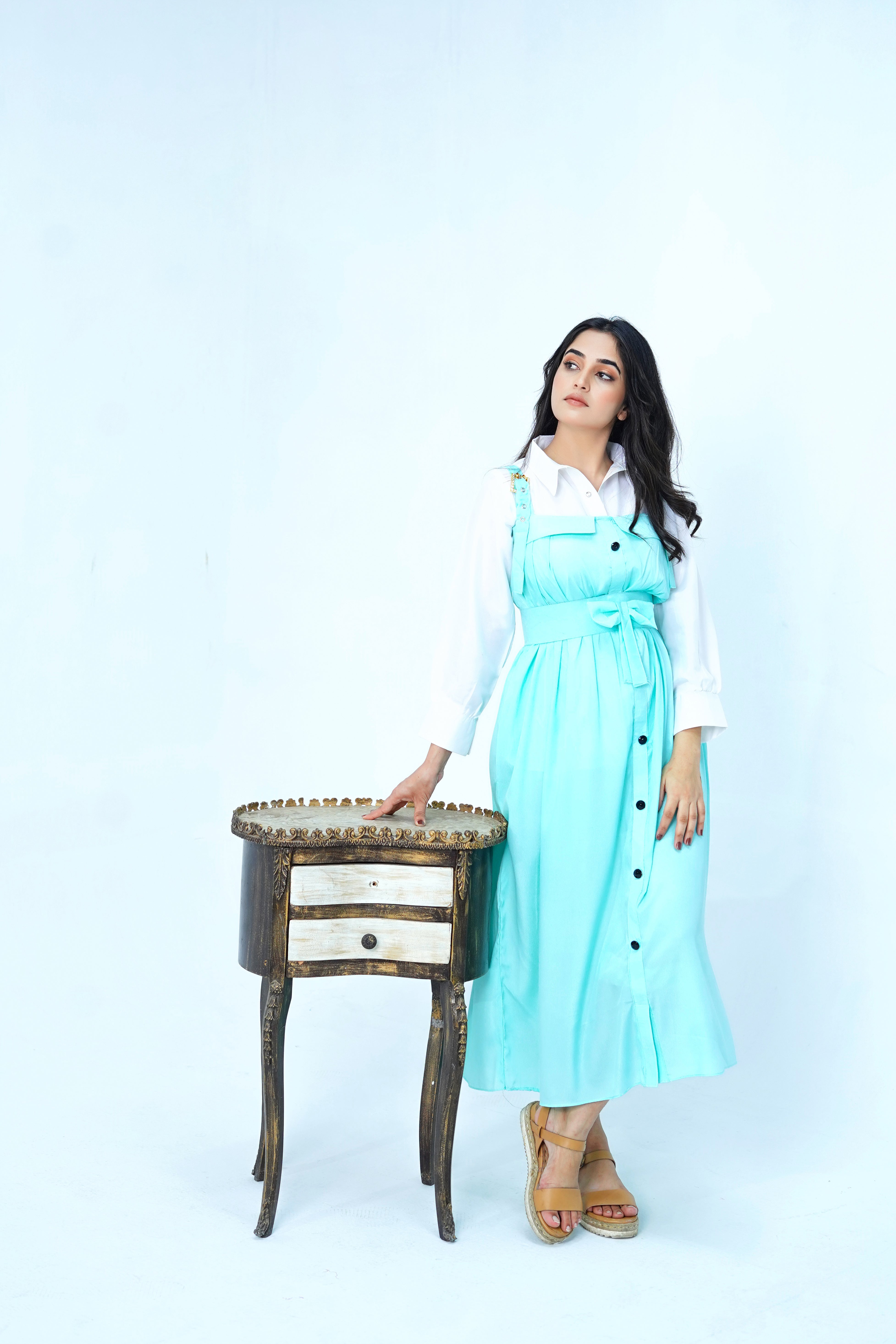 Butterfly Romper Maxi Western Style