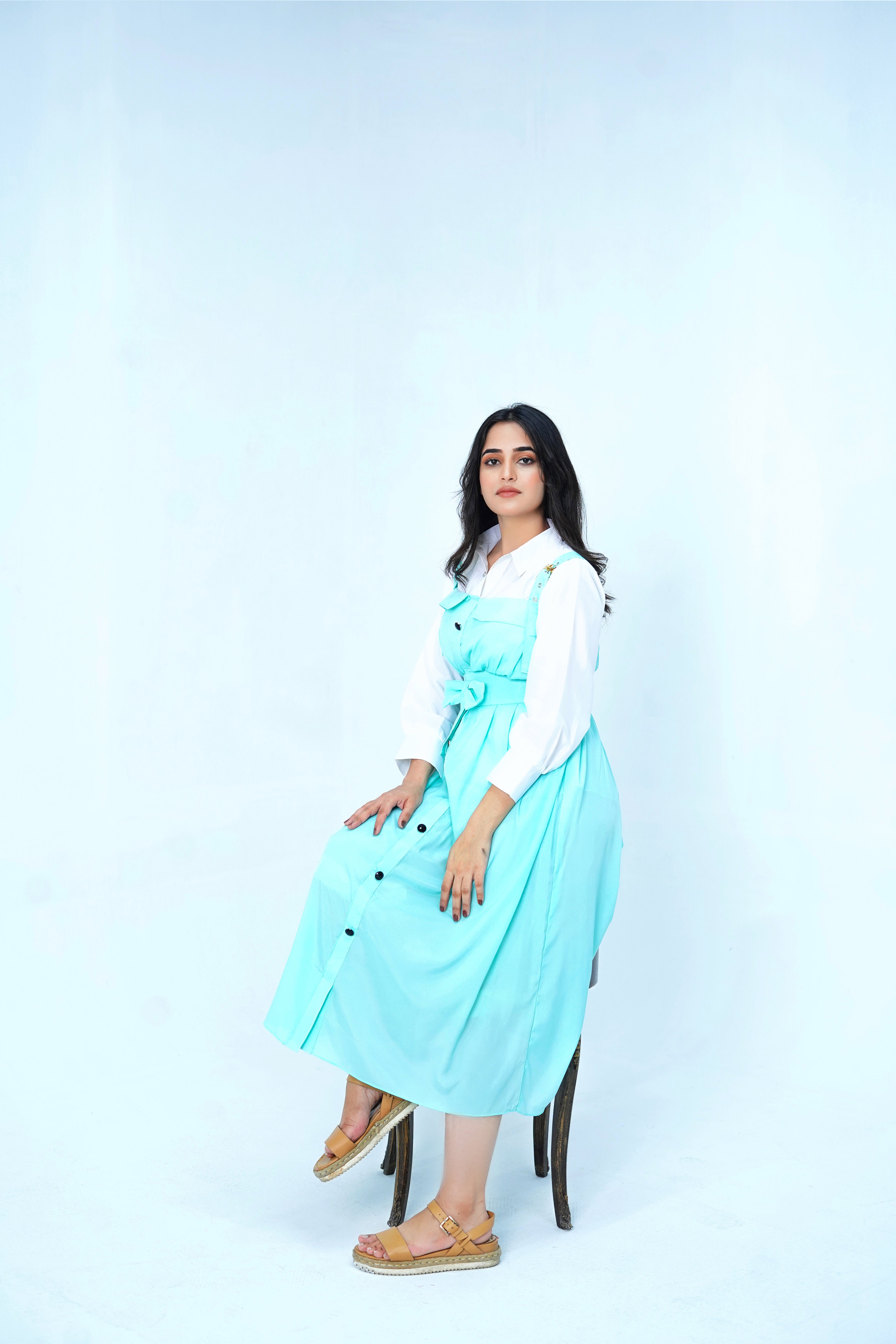 Butterfly Romper Maxi Western Style