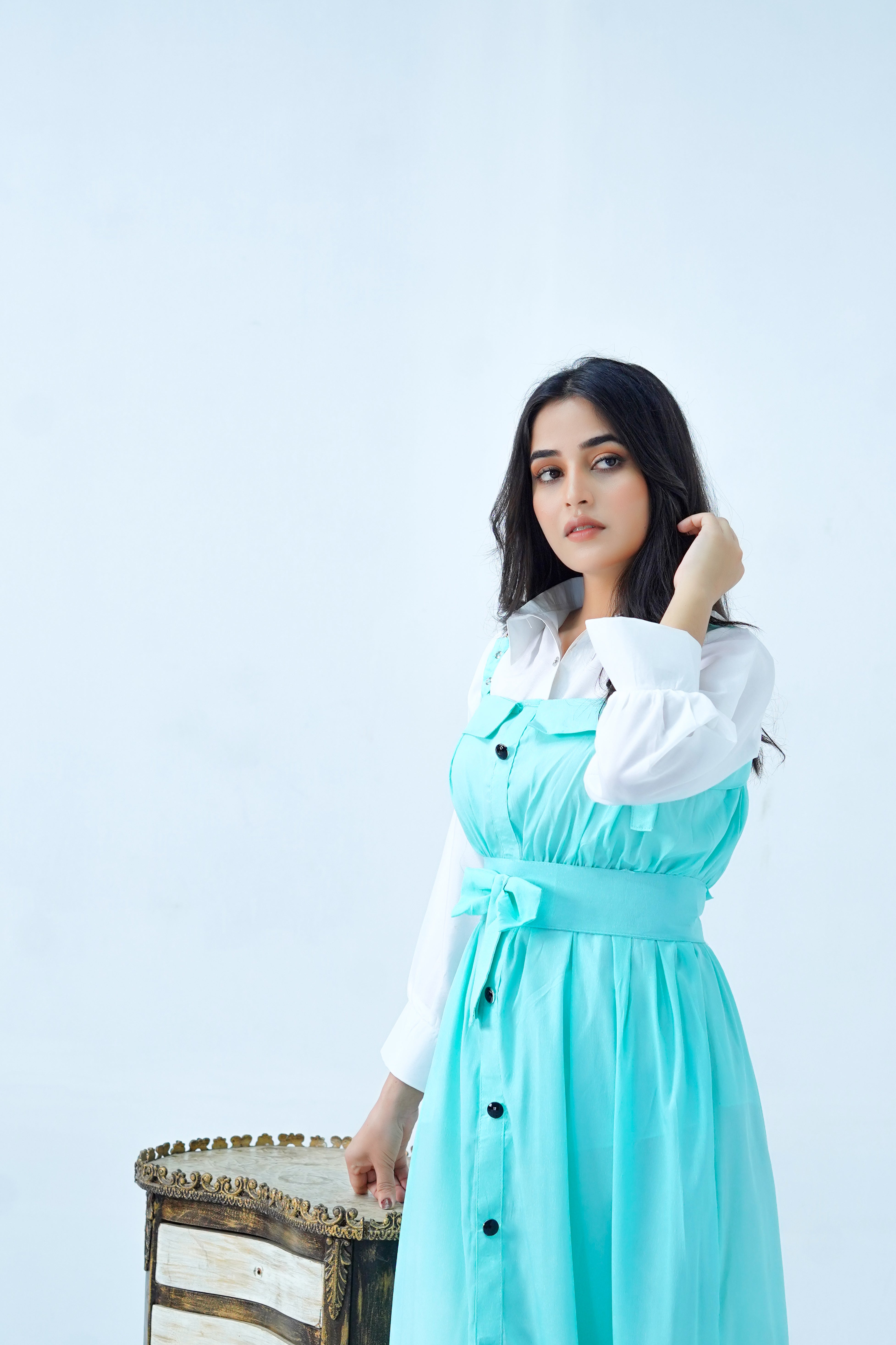 Butterfly Romper Maxi Western Style