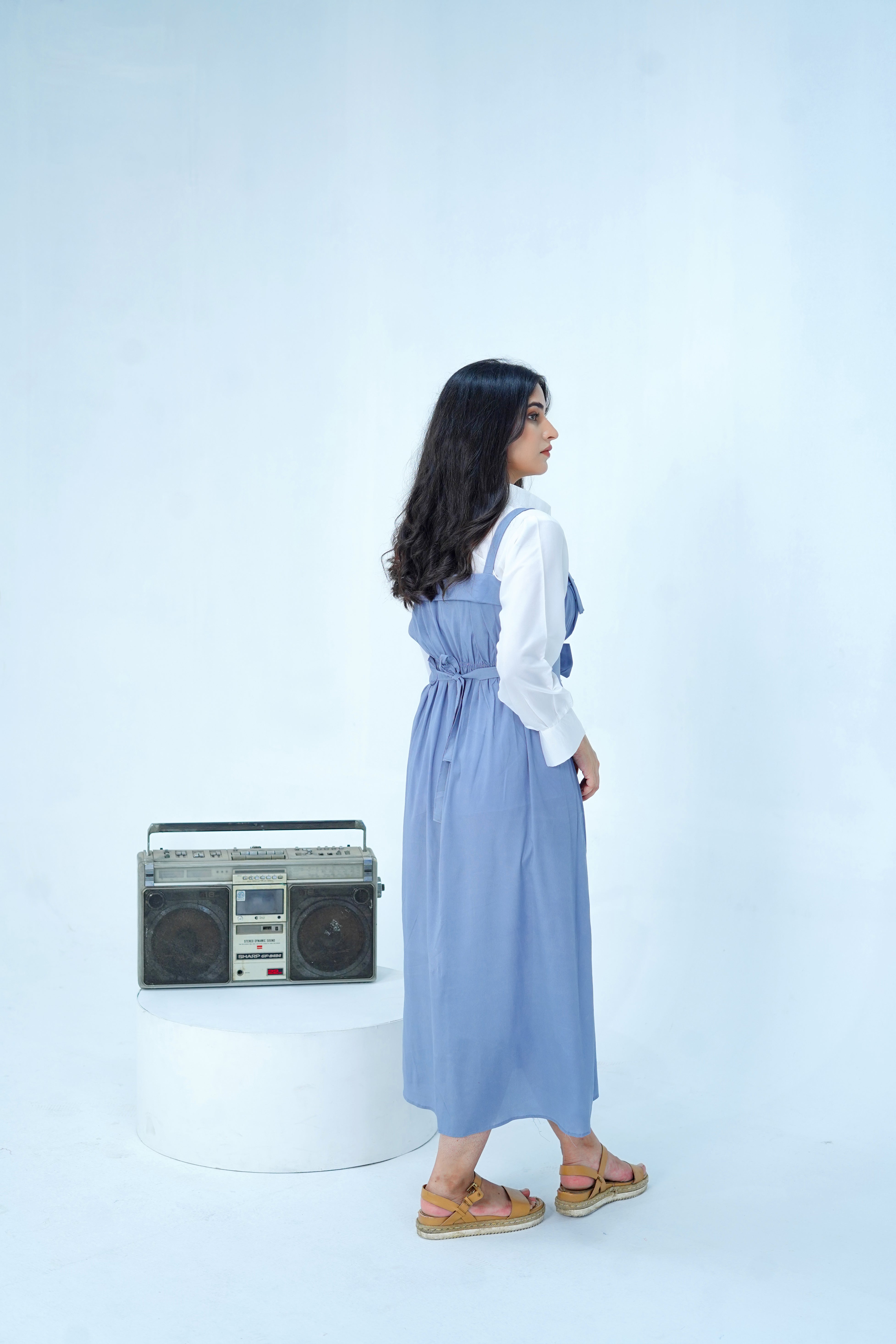 Butterfly Romper Maxi Western Style Rs 2799/-