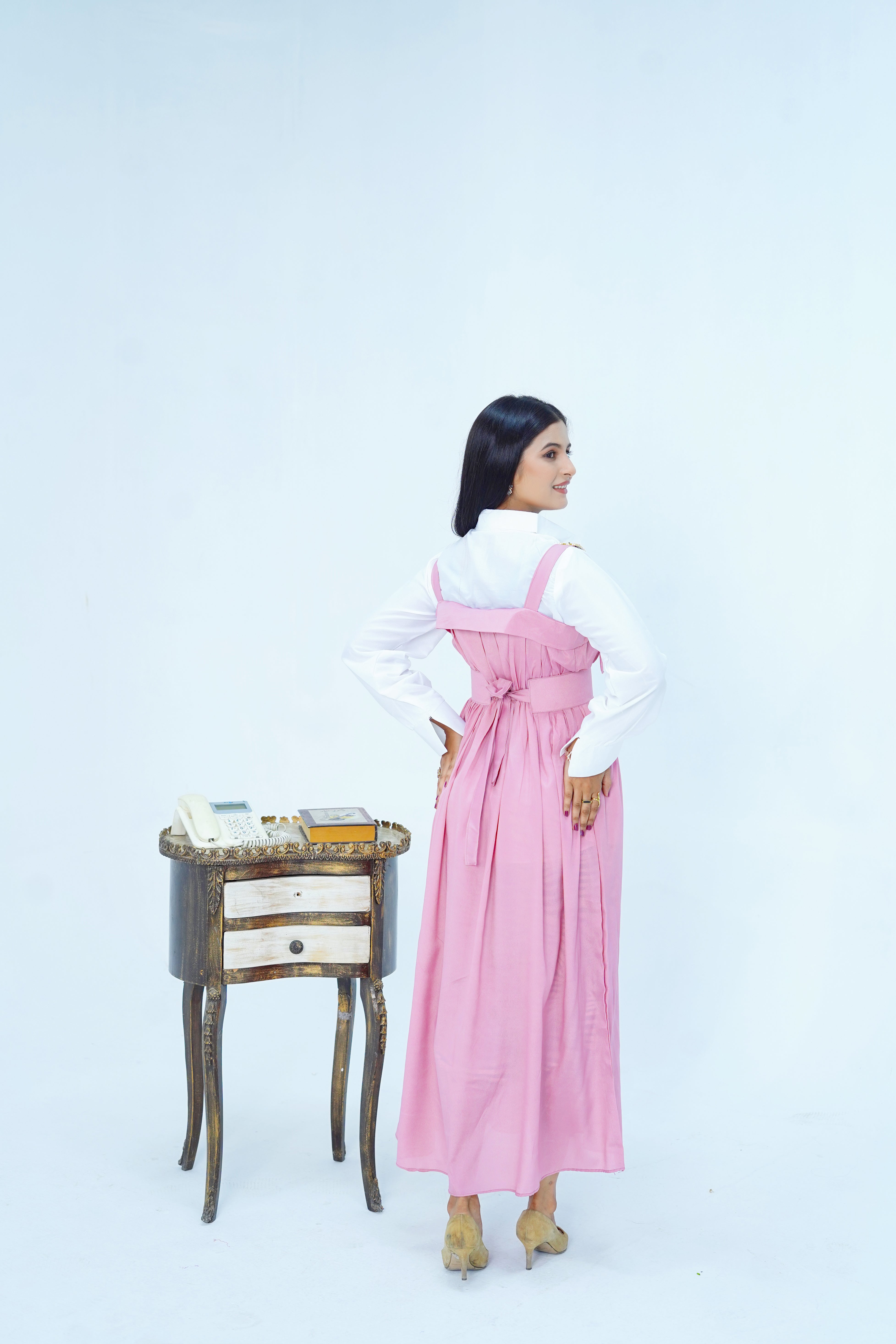 Butterfly Romper Maxi Western Style Rs 2799/-