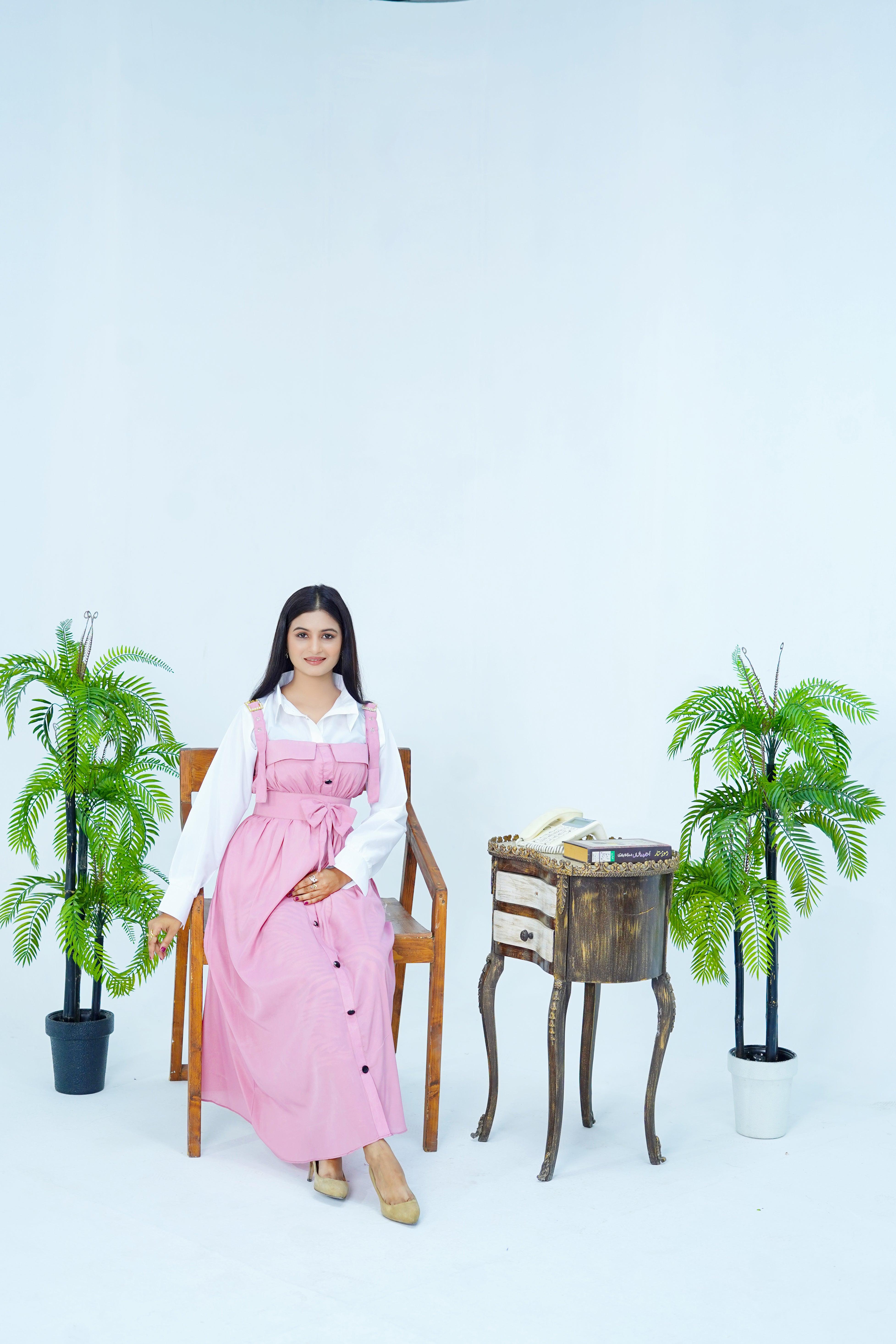 Butterfly Romper Maxi Western Style Rs 2799/-