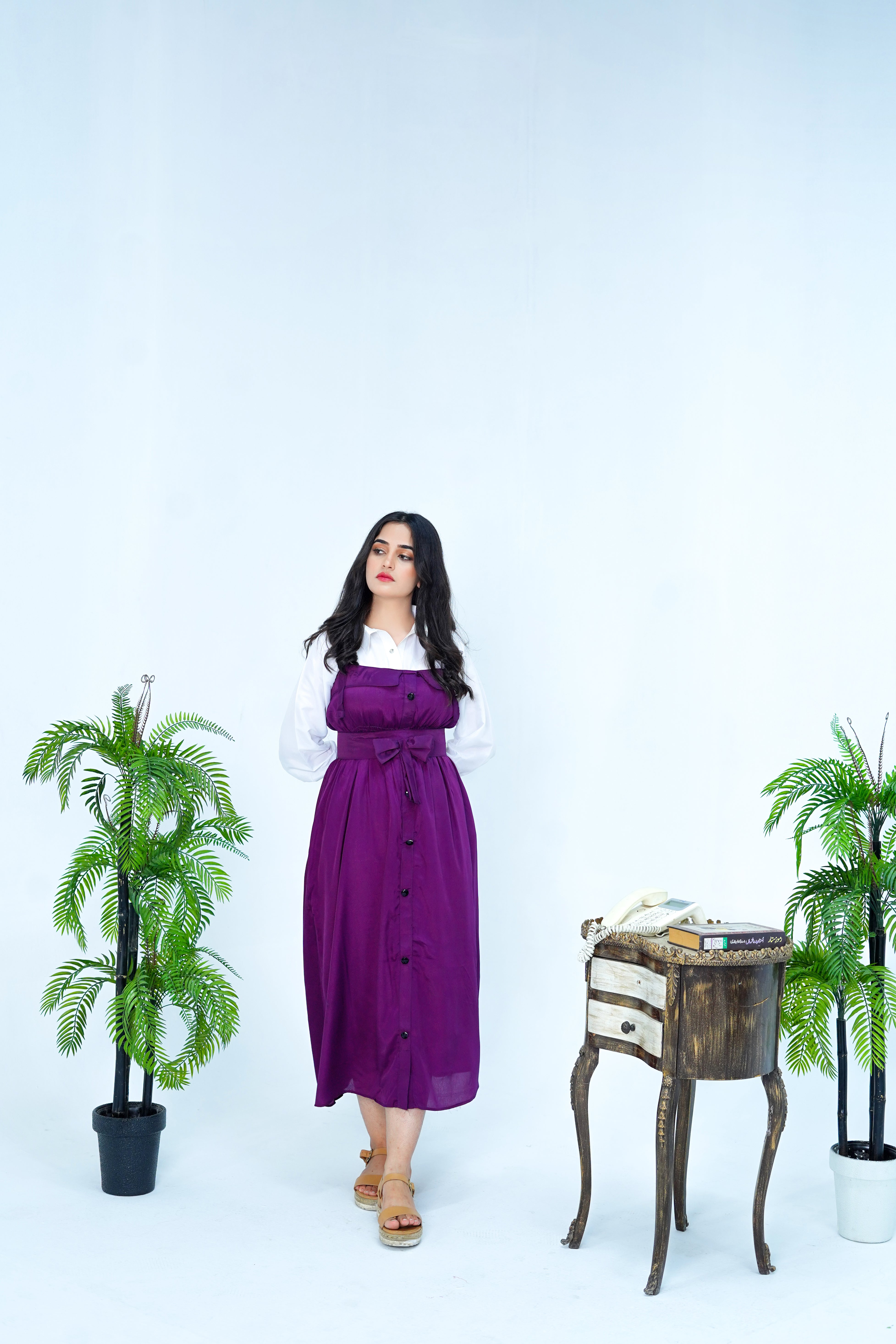 Butterfly Romper Maxi Western Style Rs 2799/-