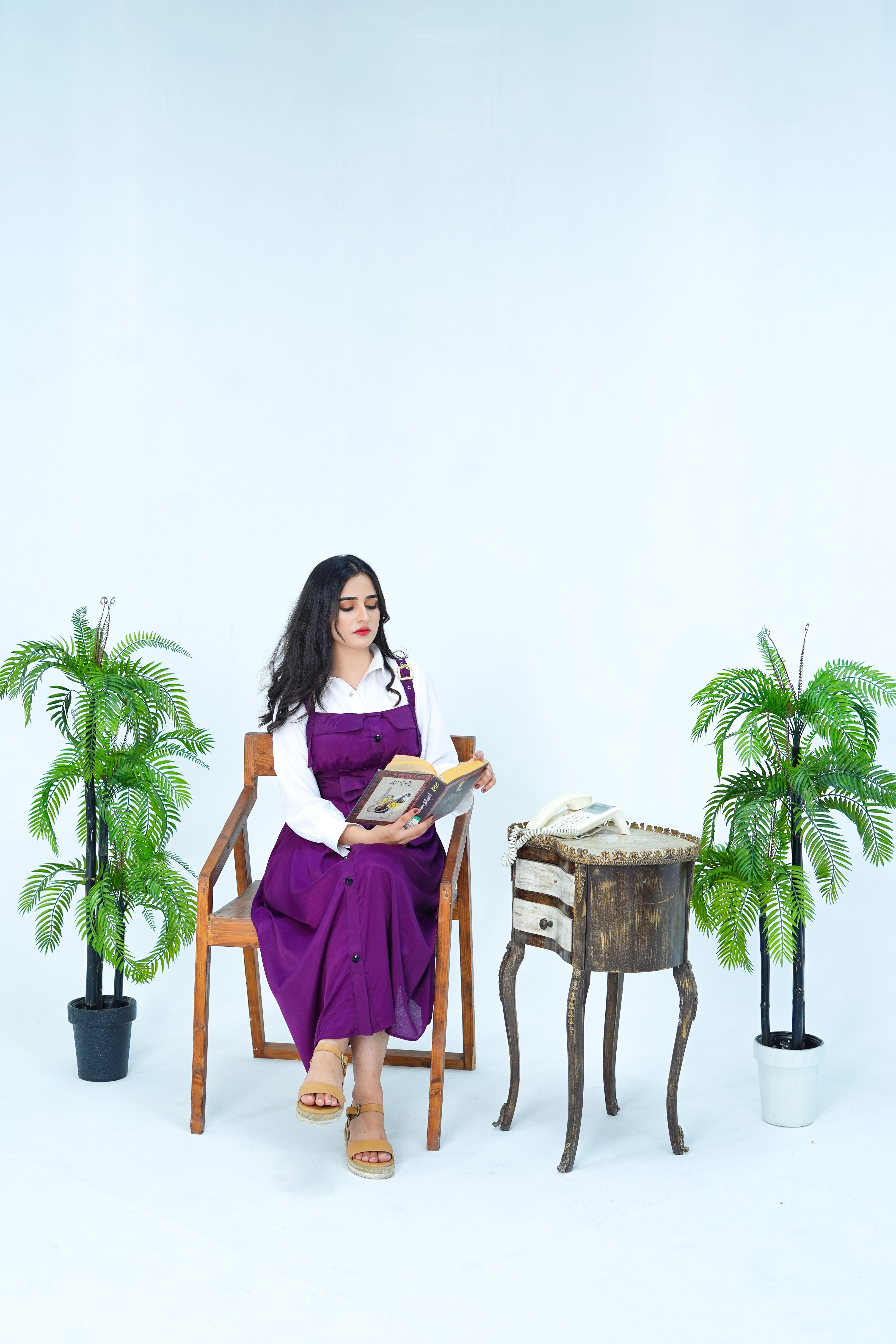 Butterfly Romper Maxi Western Style Rs 2799/-