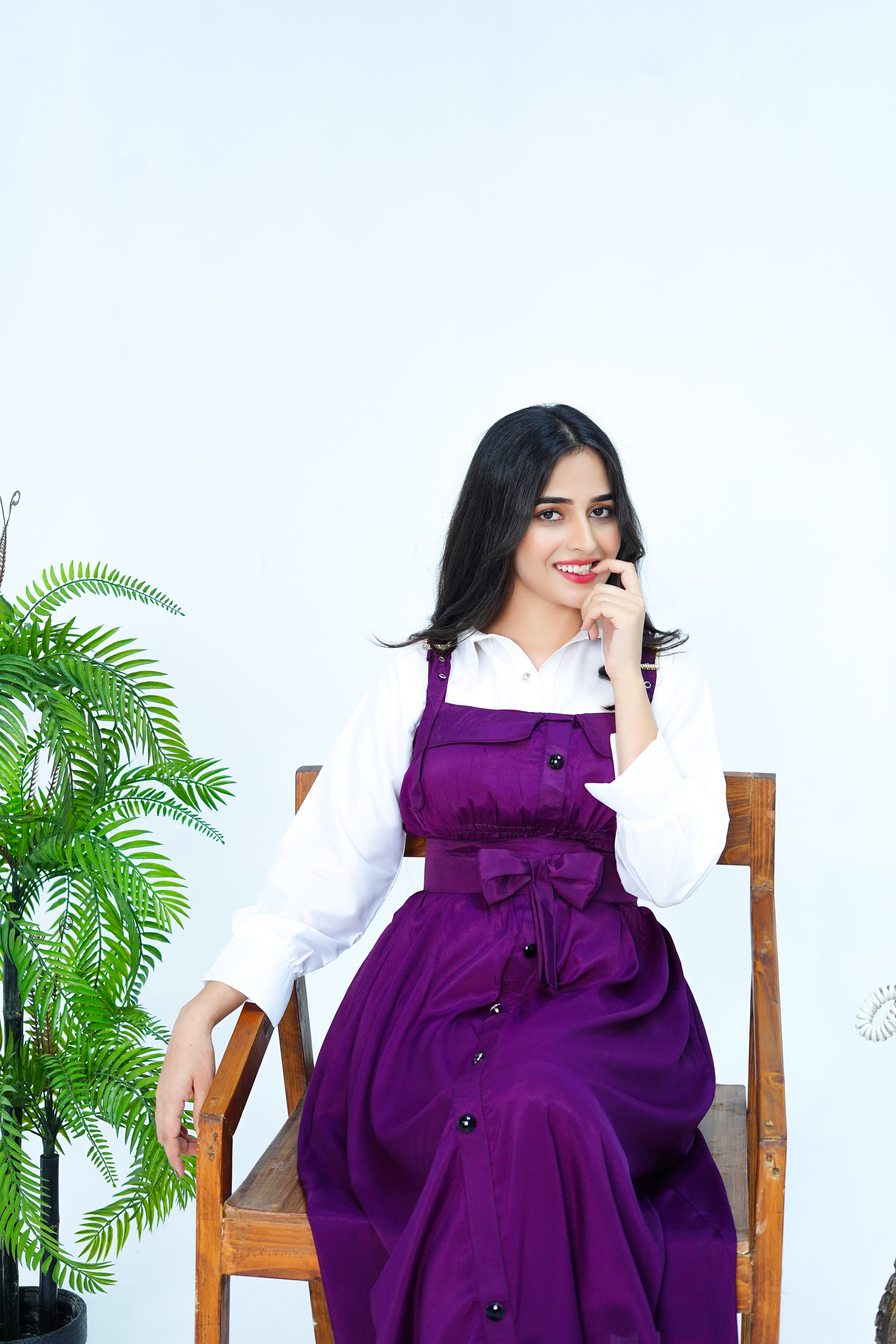 Butterfly Romper Maxi Western Style Rs 2799/-