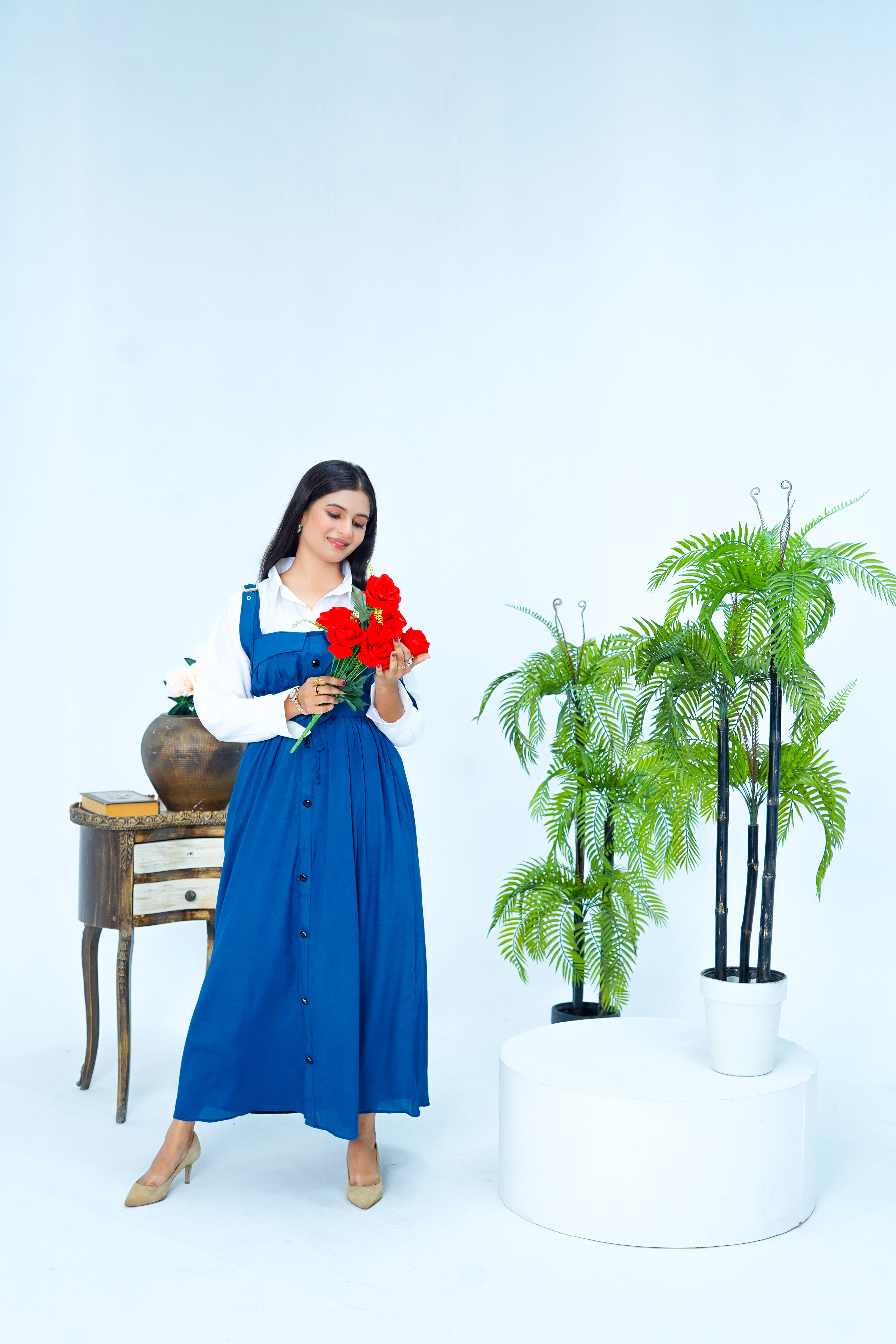 Butterfly Romper Maxi Western Style