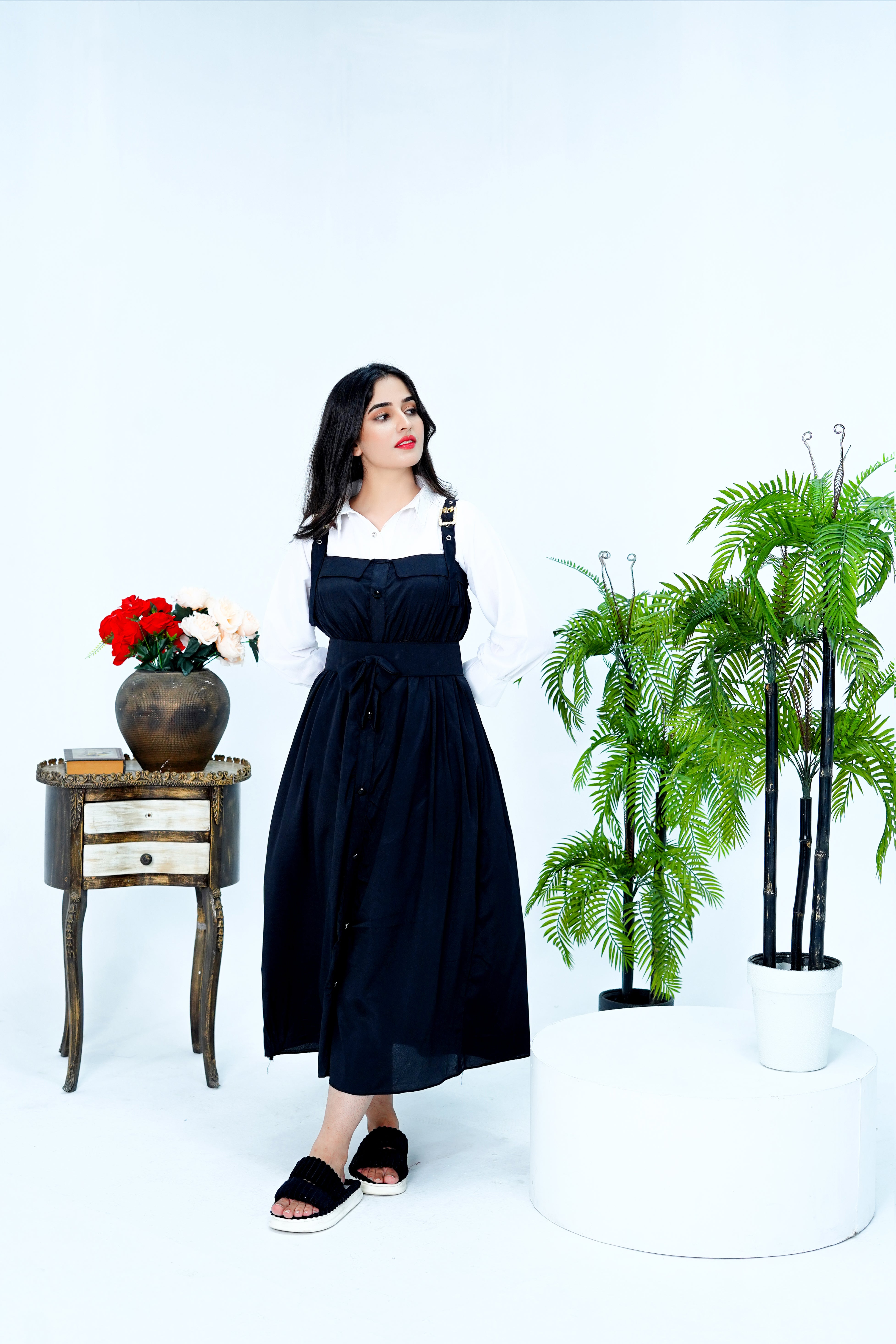 Butterfly Romper Maxi Western Style