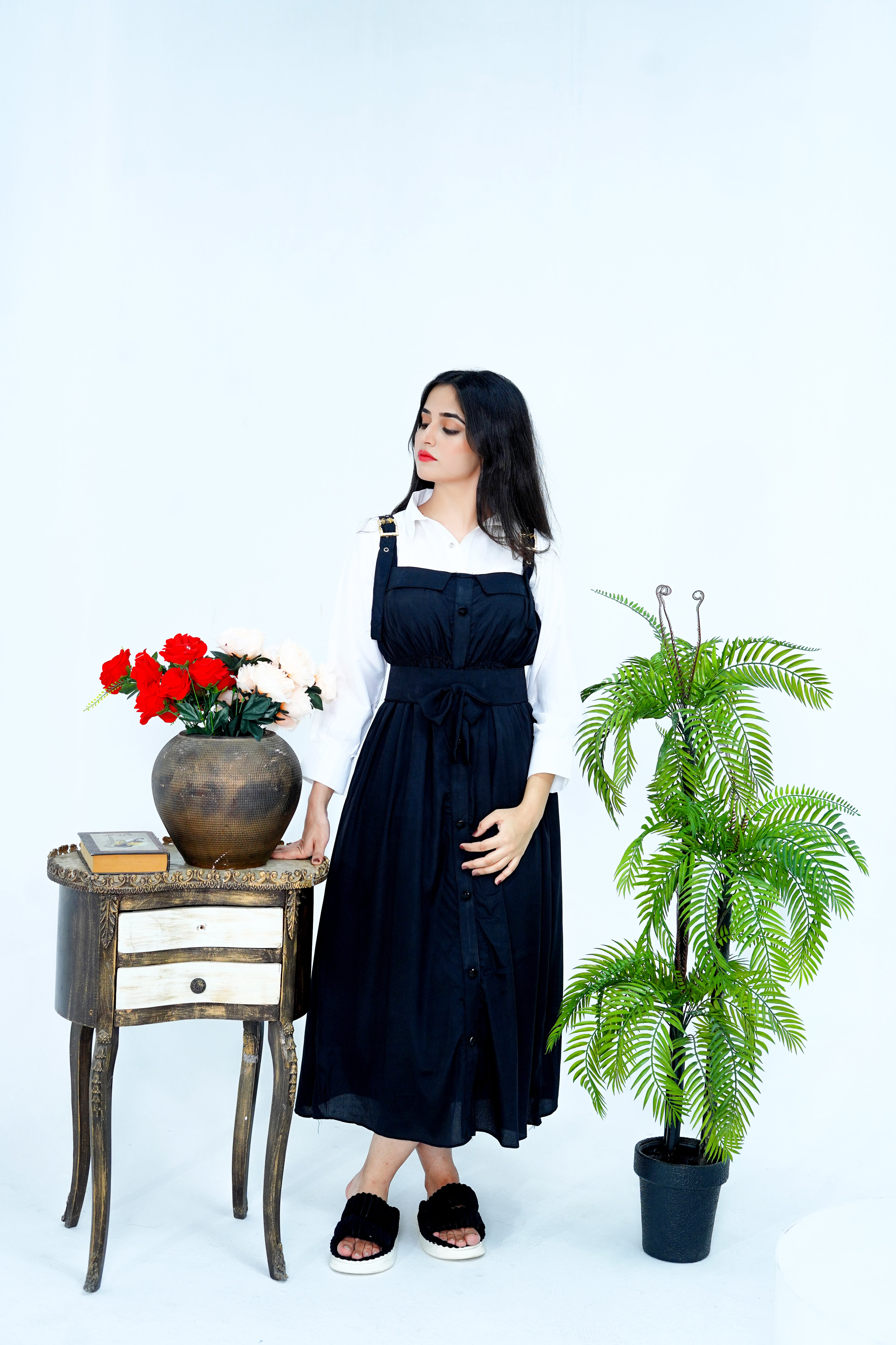 Butterfly Romper Maxi Western Style