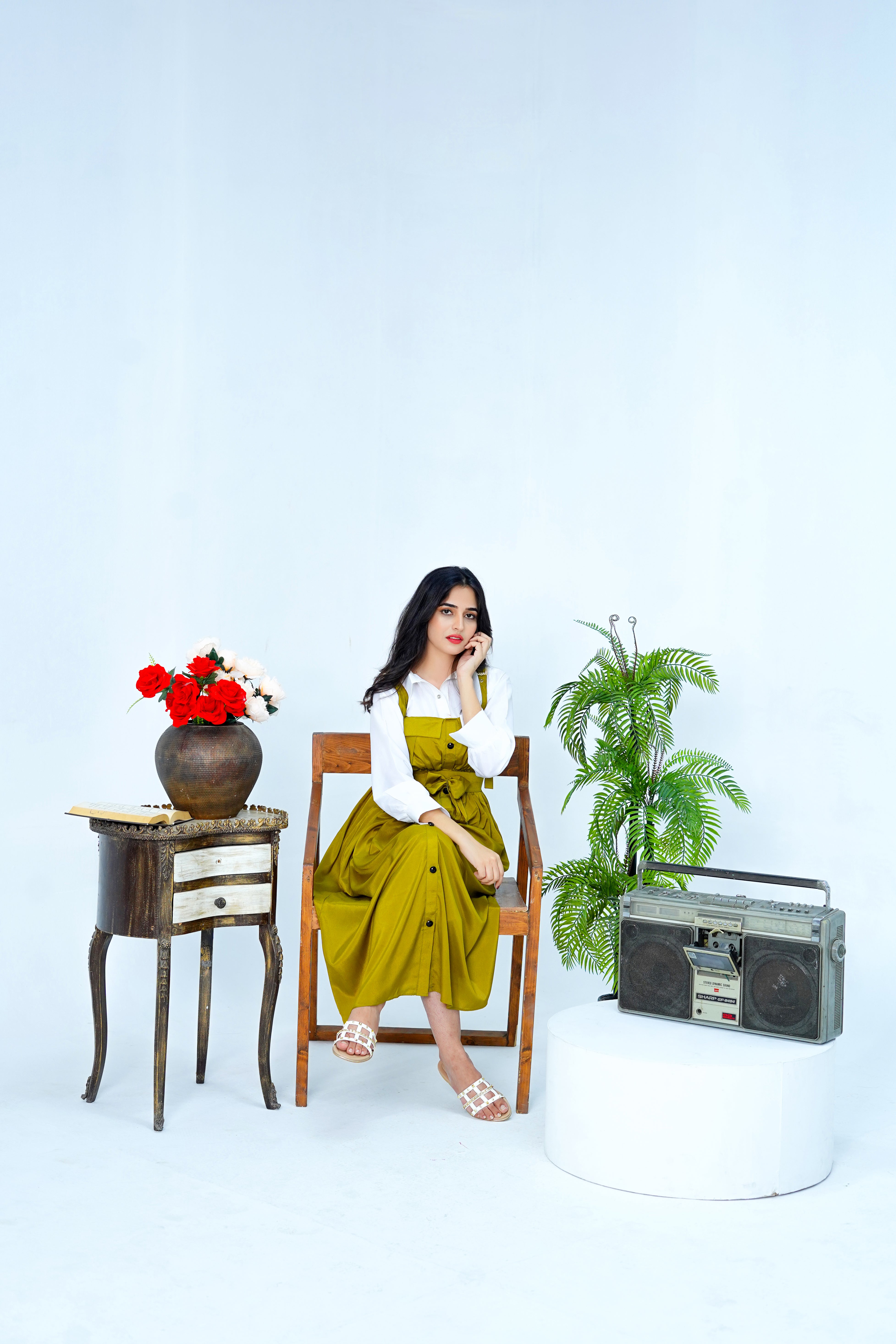 Butterfly Romper Maxi Western Style