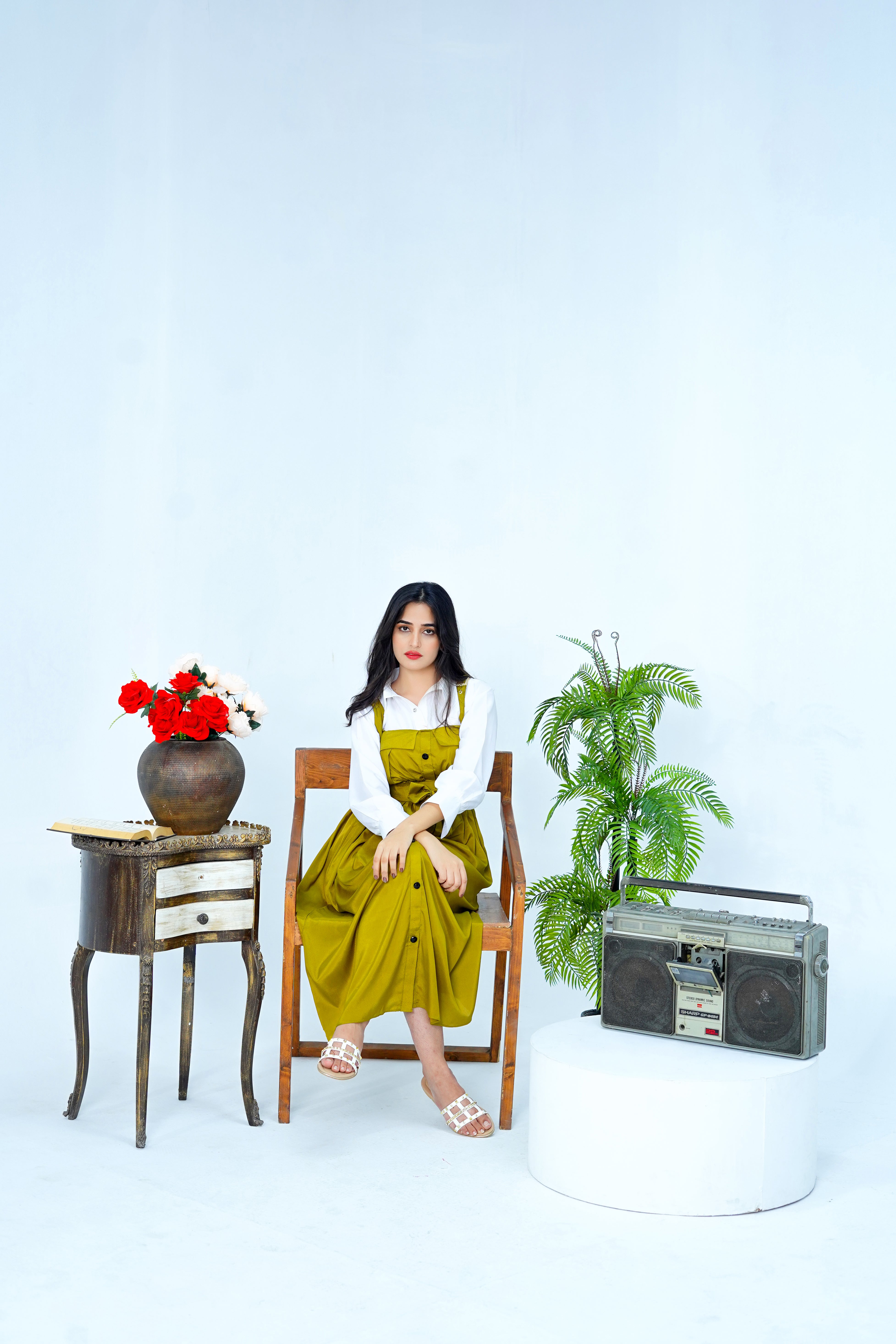 Butterfly Romper Maxi Western Style