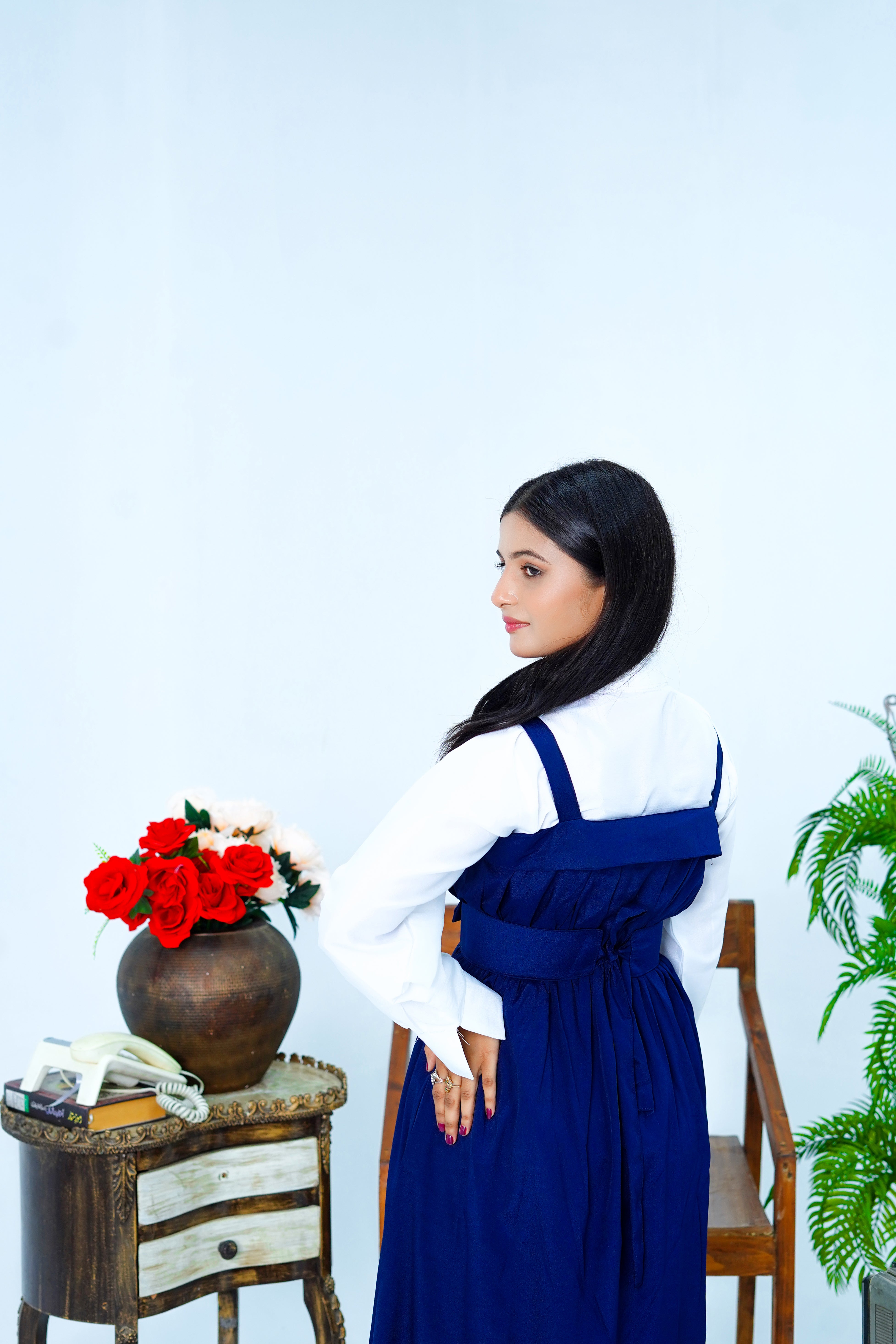 Butterfly Romper Maxi Western Style