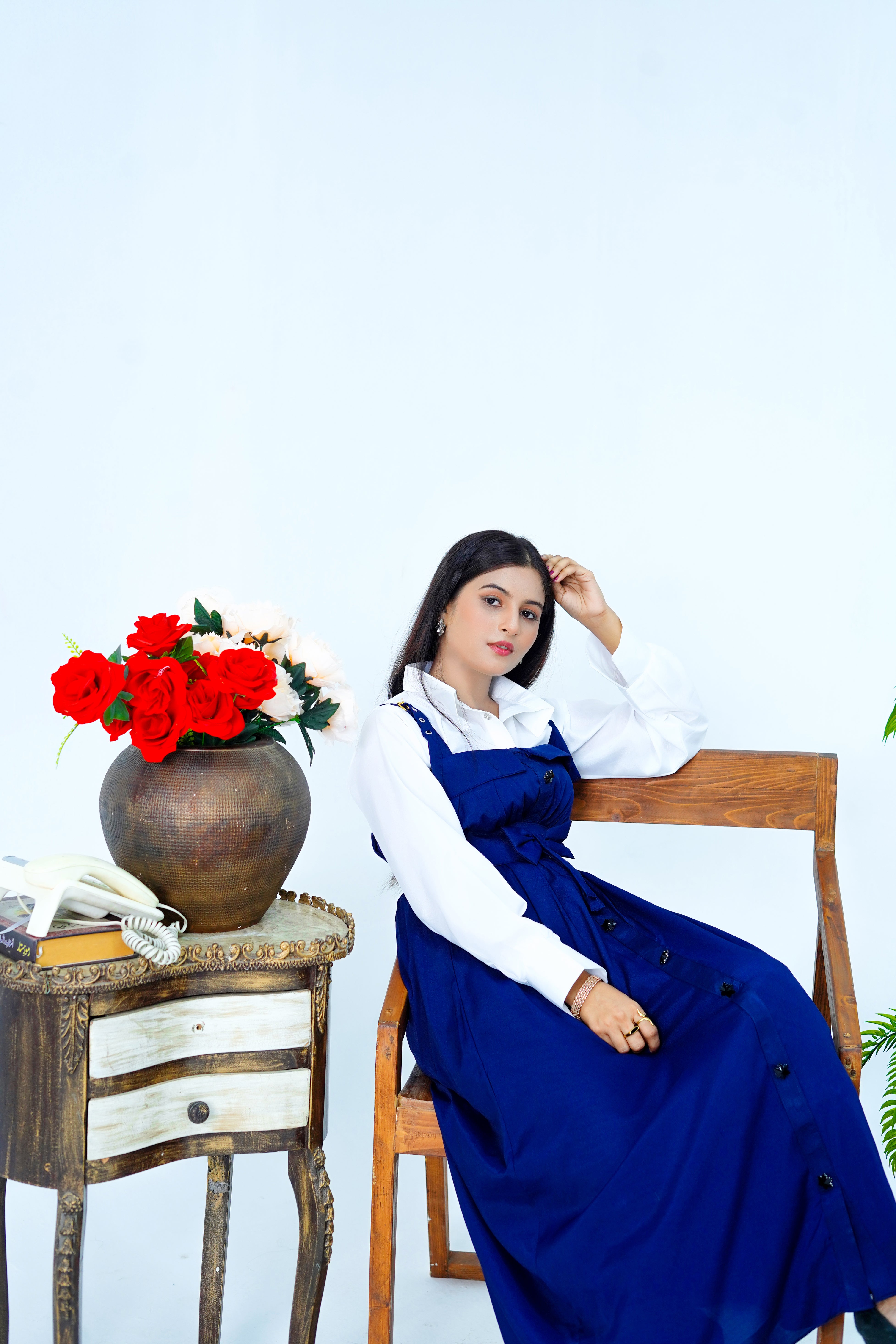 Butterfly Romper Maxi Western Style