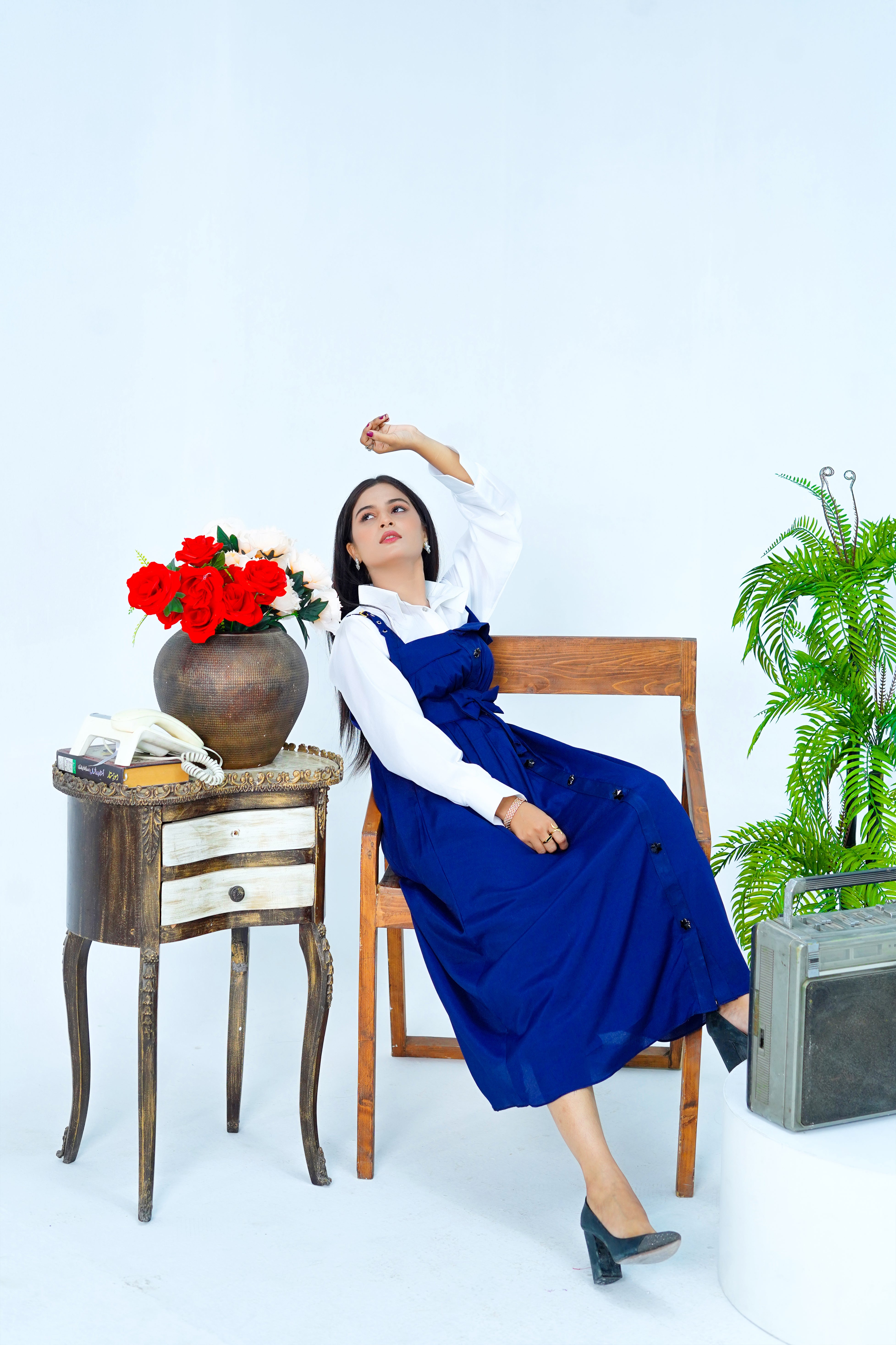 Butterfly Romper Maxi Western Style