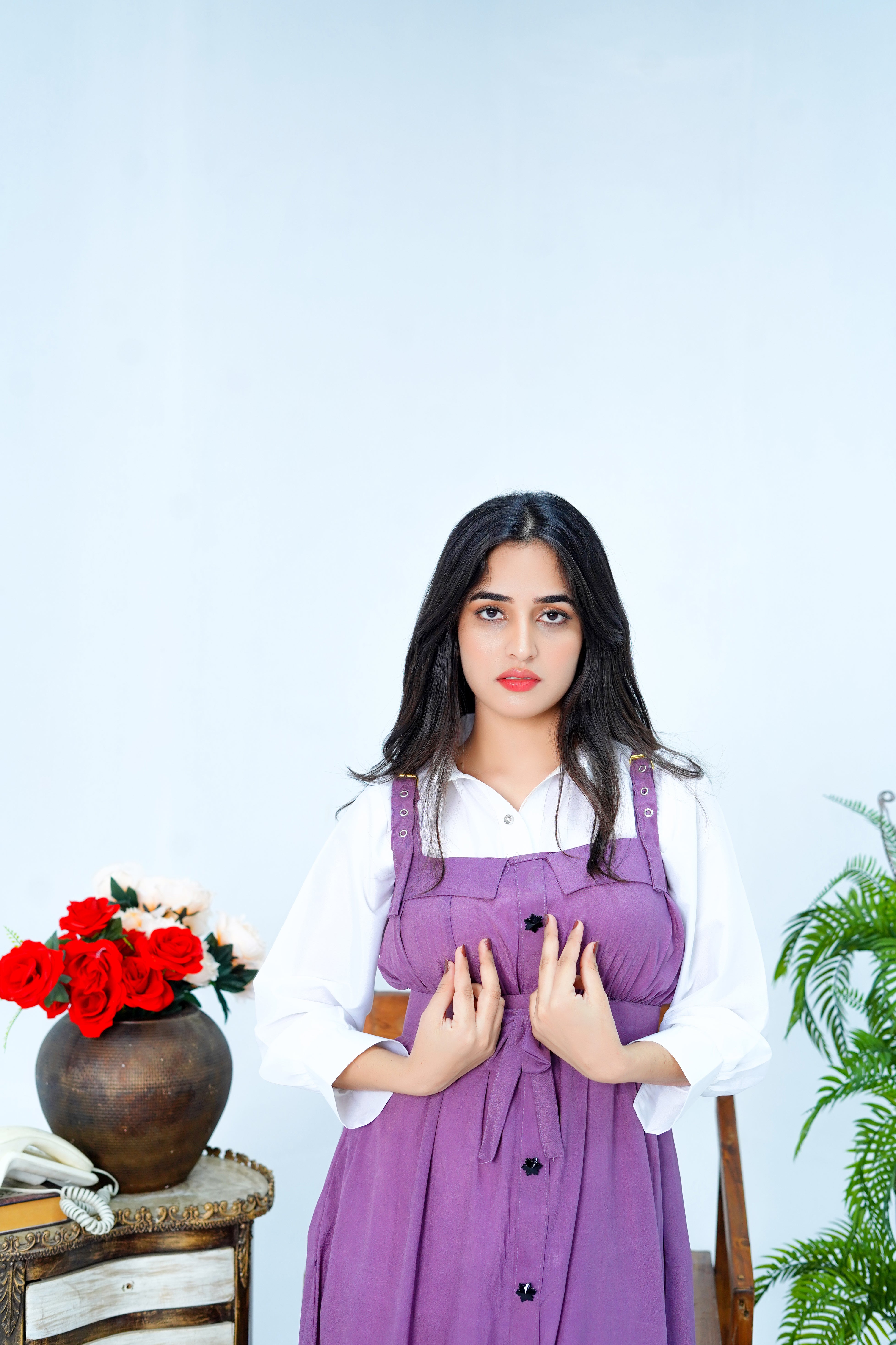 Butterfly Romper Maxi Western Style