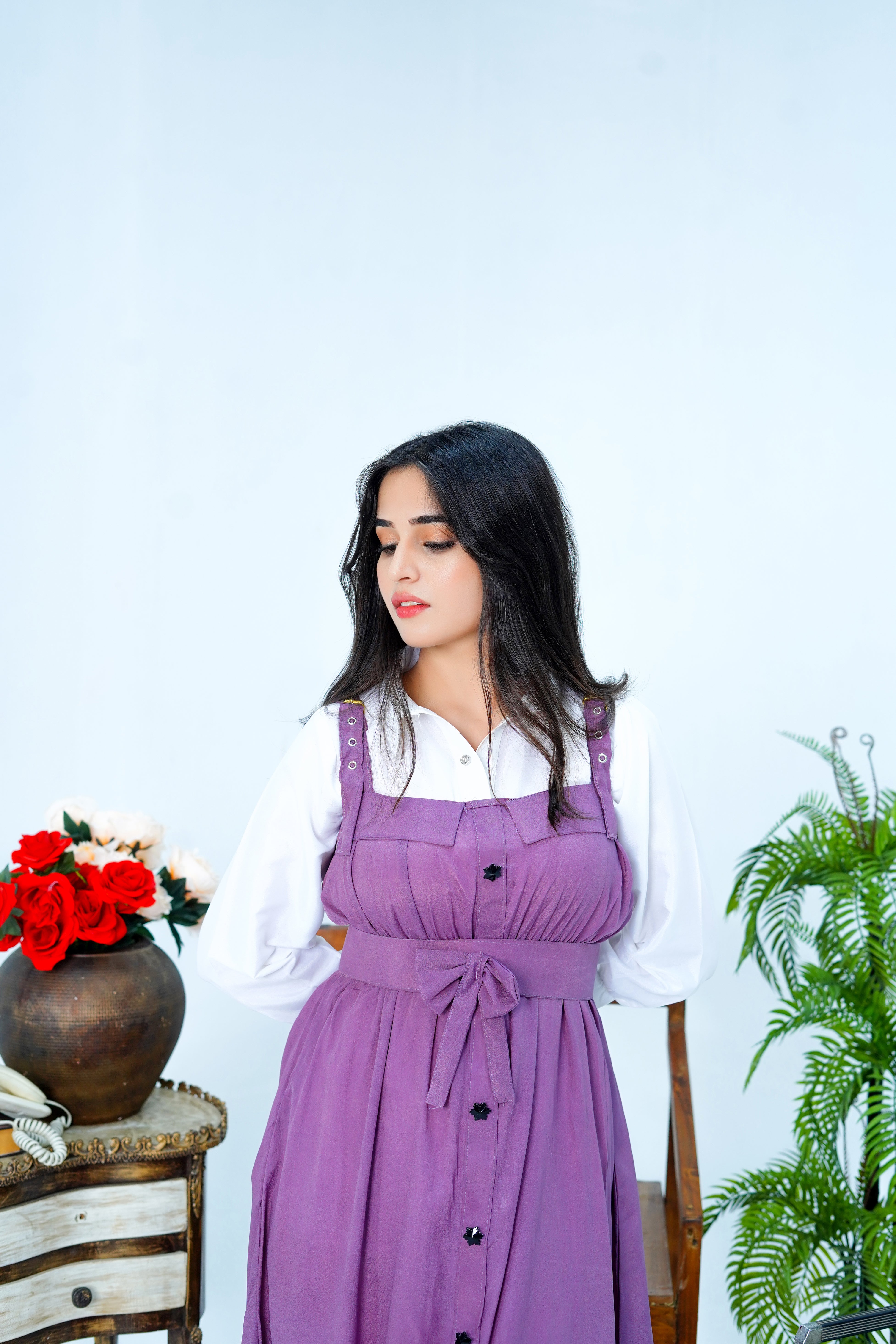 Butterfly Romper Maxi Western Style