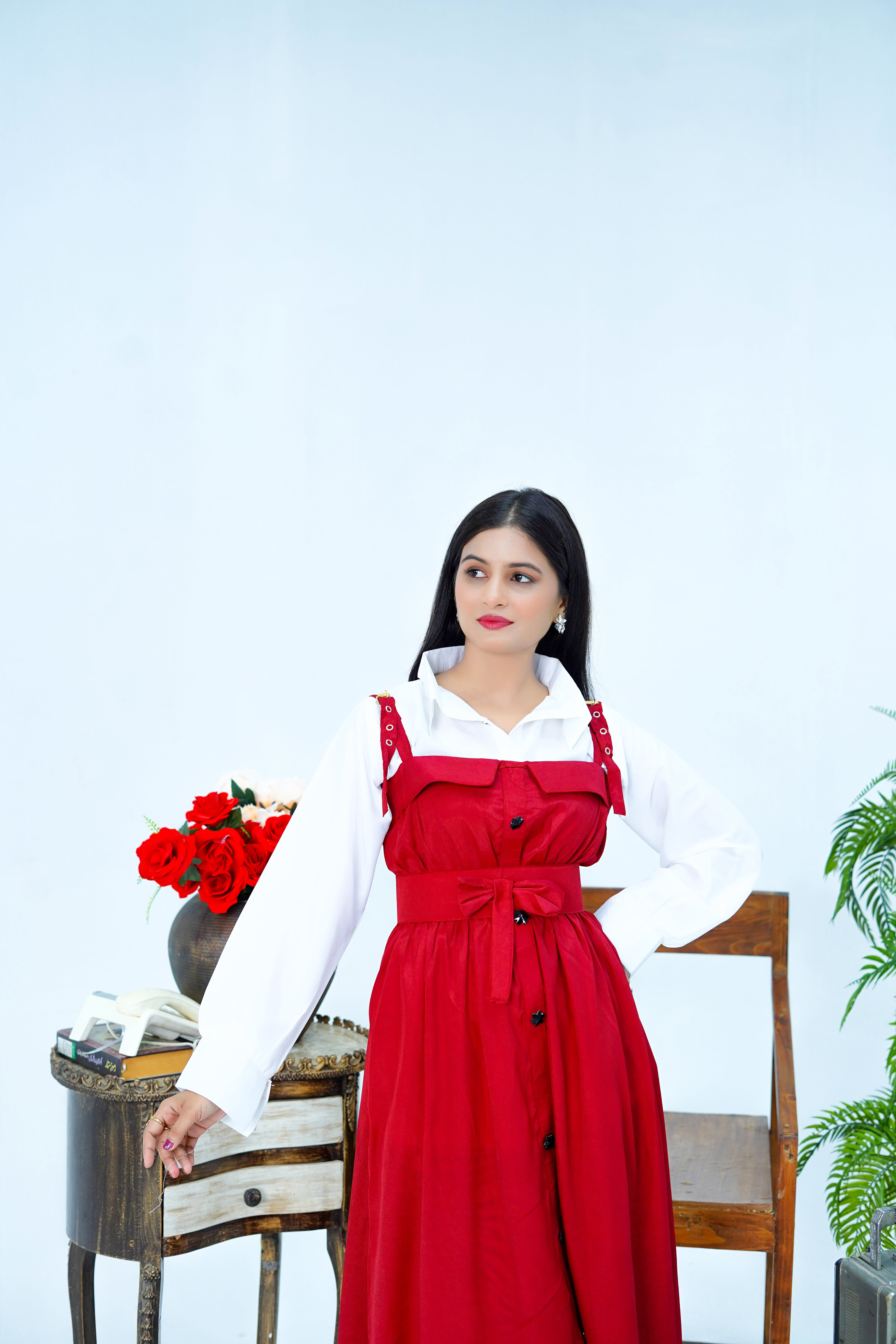 Butterfly Romper Maxi Western Style