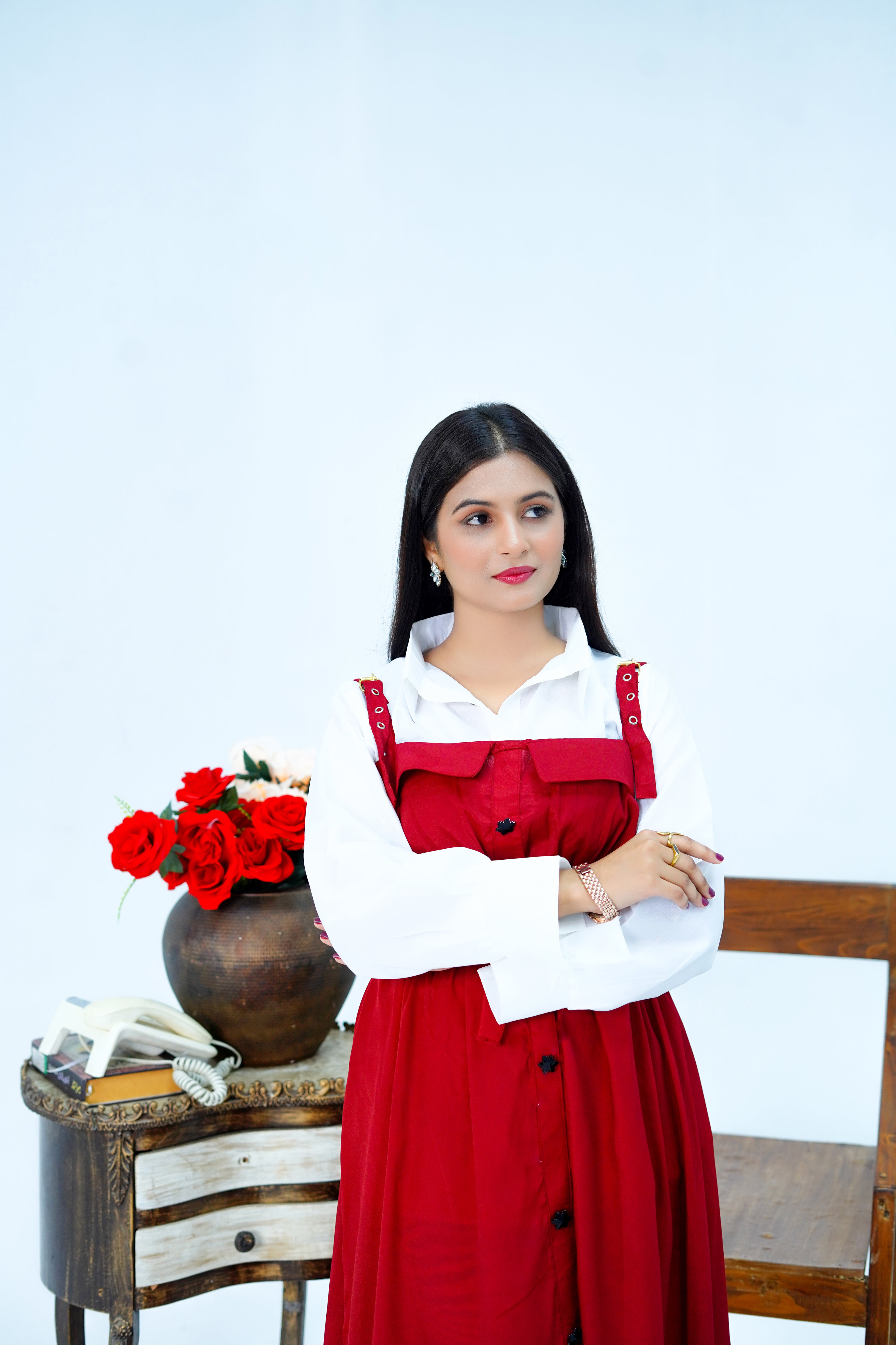 Butterfly Romper Maxi Western Style