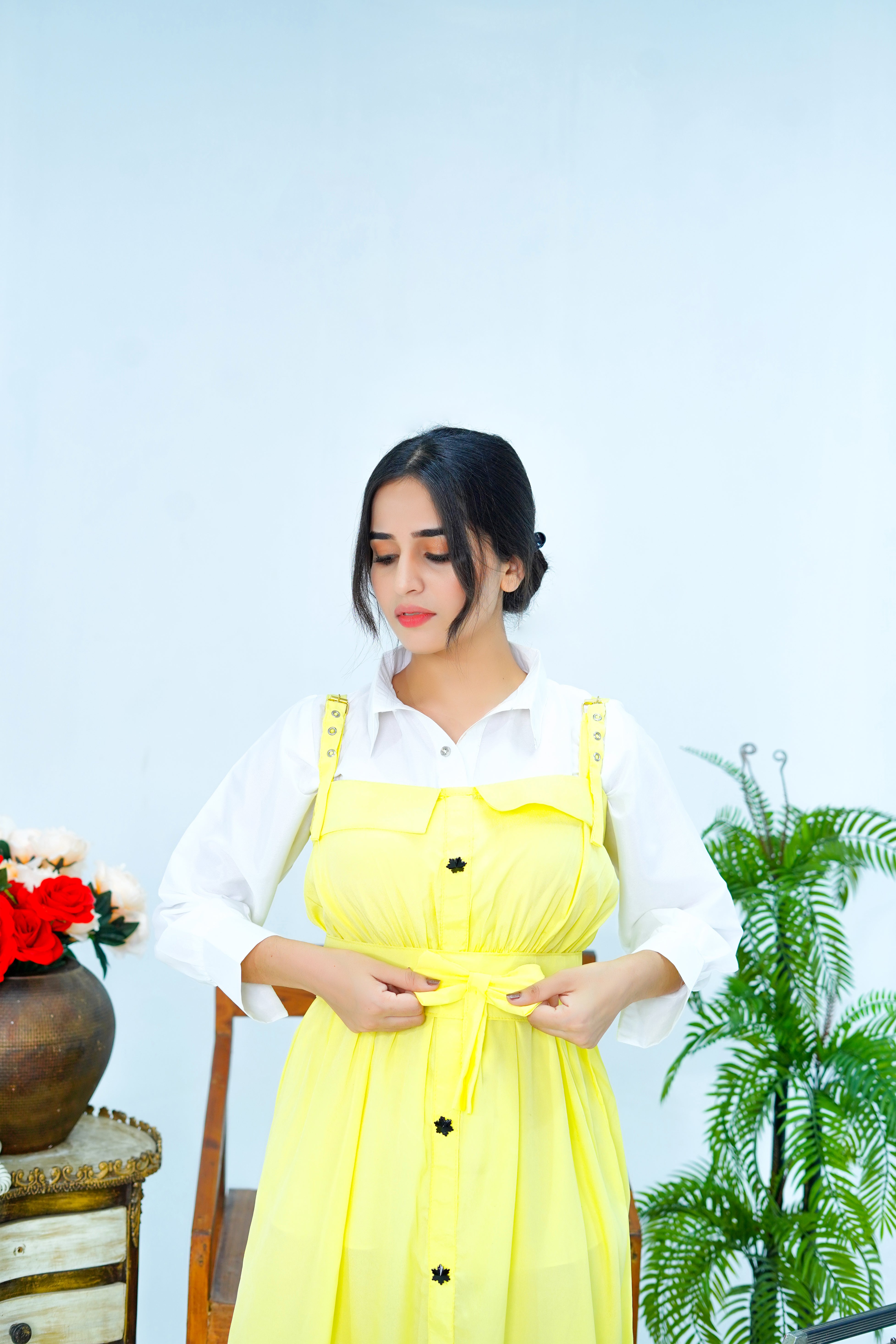 Butterfly Romper Maxi Western Style