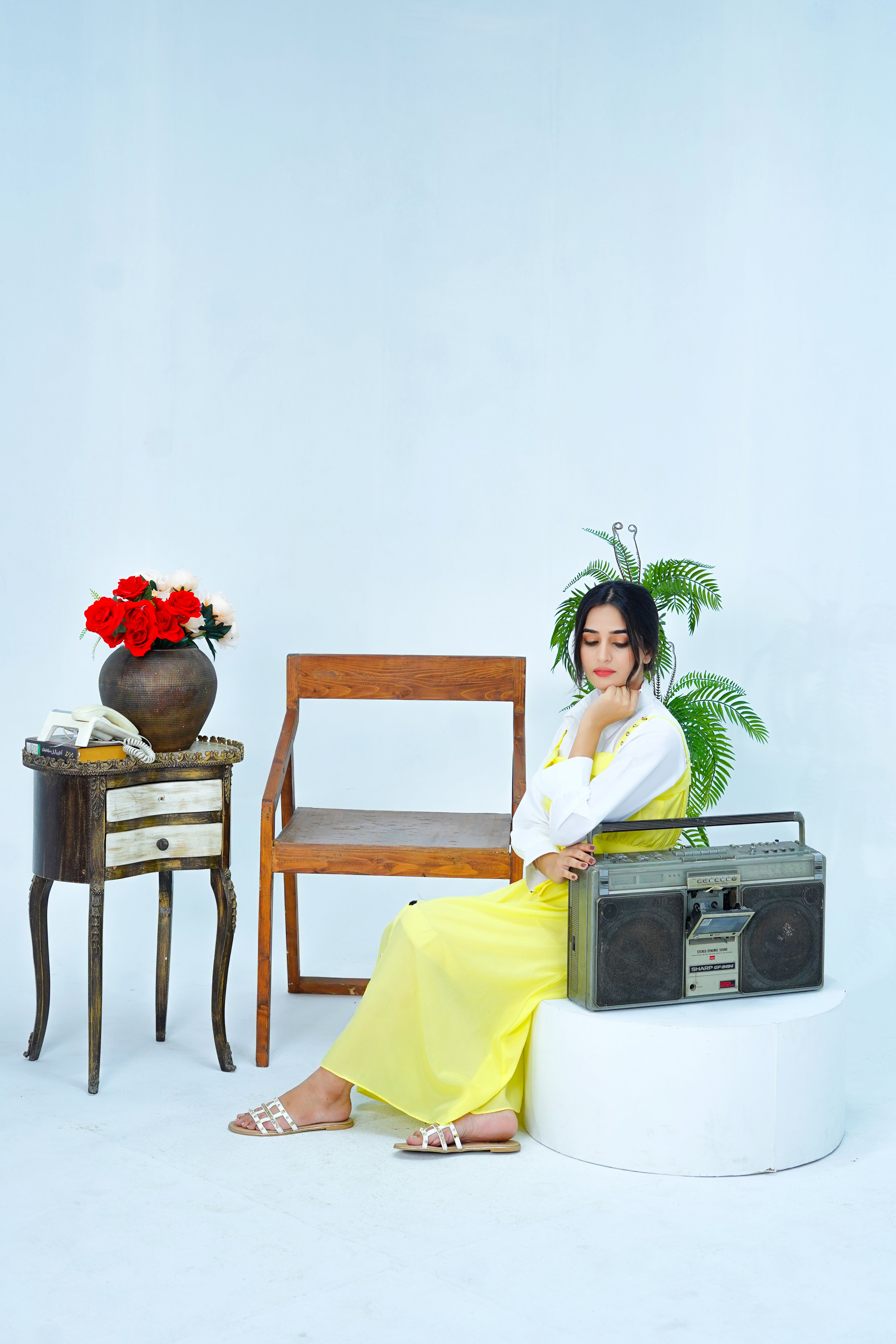 Butterfly Romper Maxi Western Style