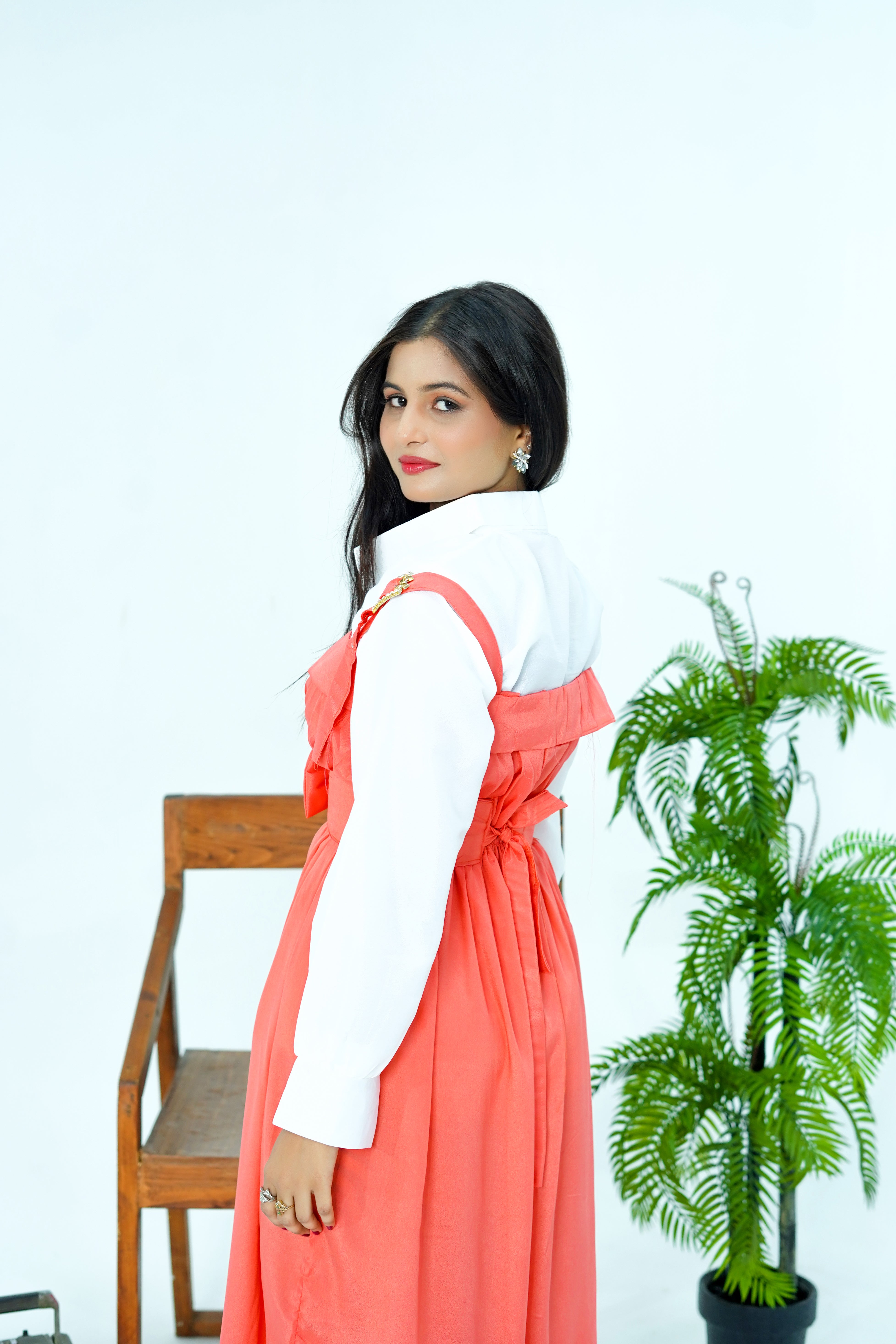 Butterfly Romper Maxi Western Style