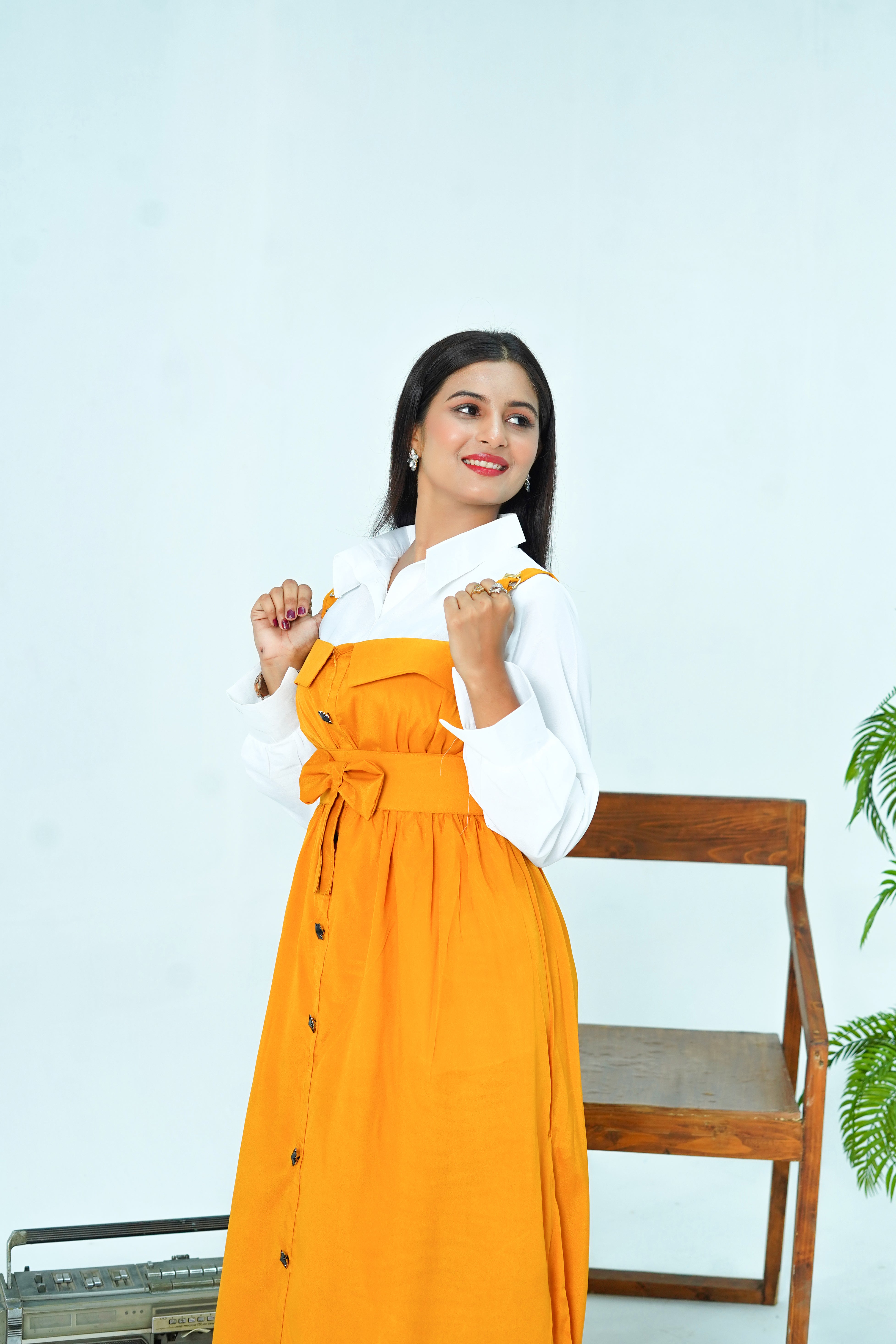 Butterfly Romper Maxi Western Style