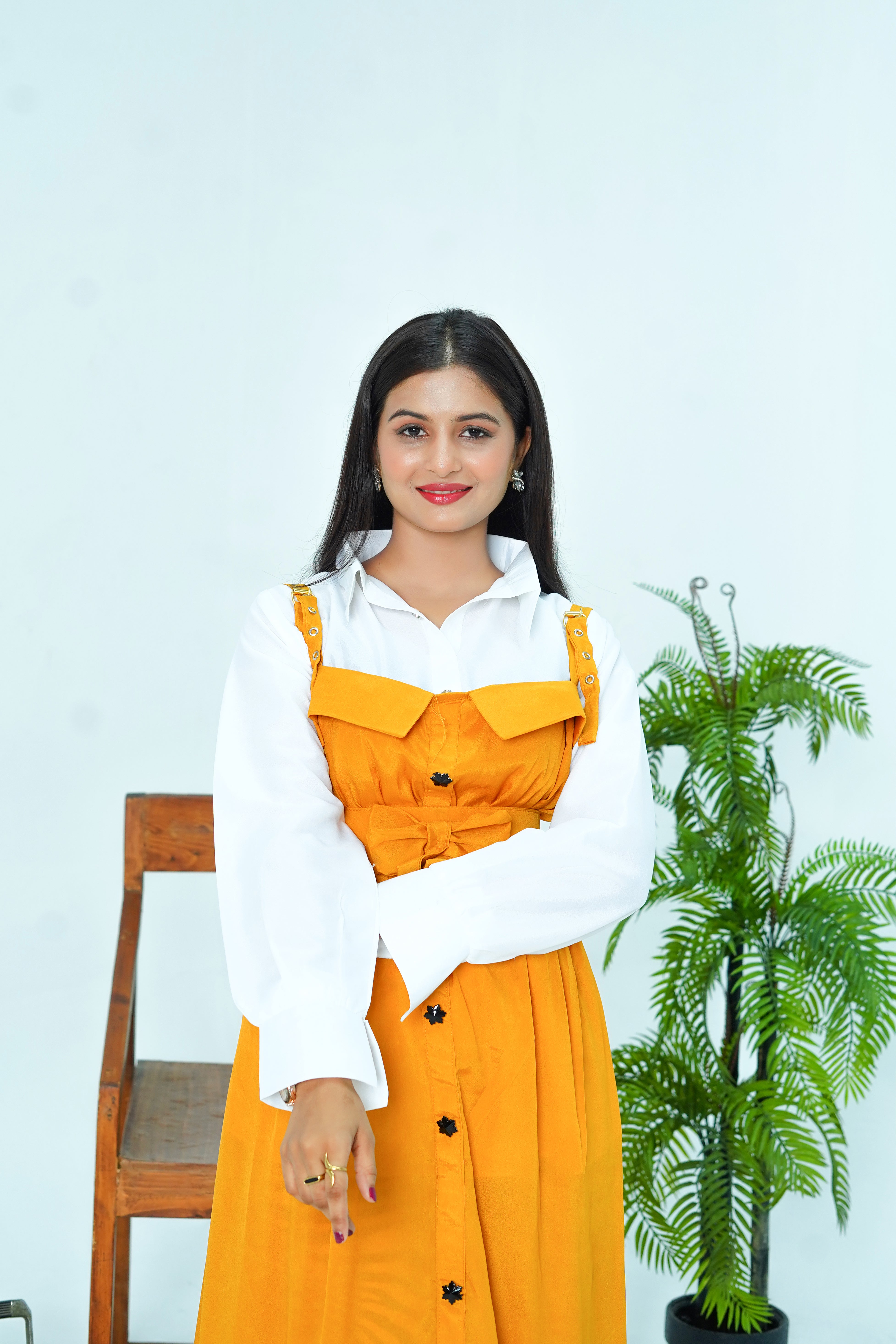 Butterfly Romper Maxi Western Style