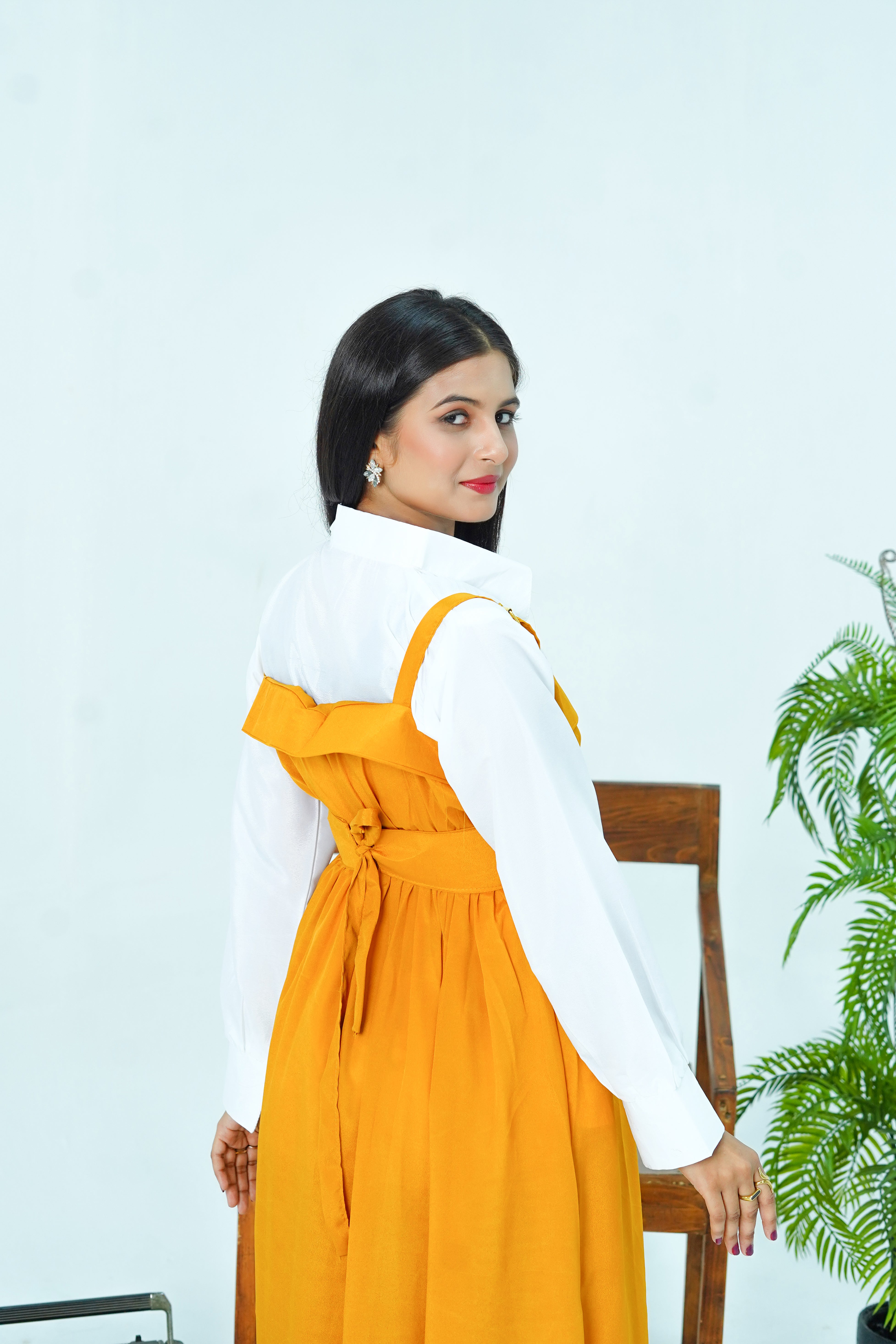 Butterfly Romper Maxi Western Style