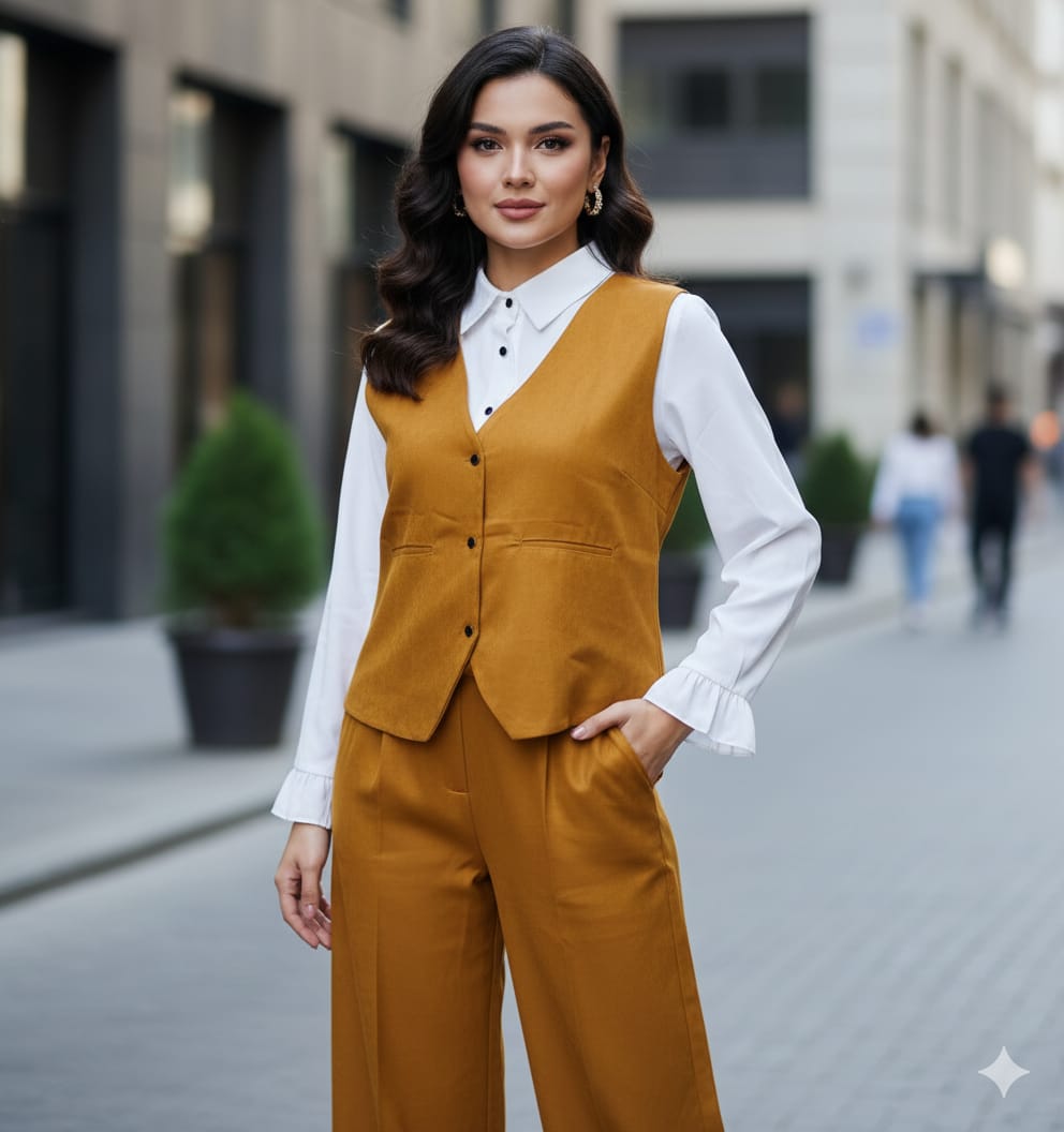 👗 *Western Trendy Girls Cord Set* 👗